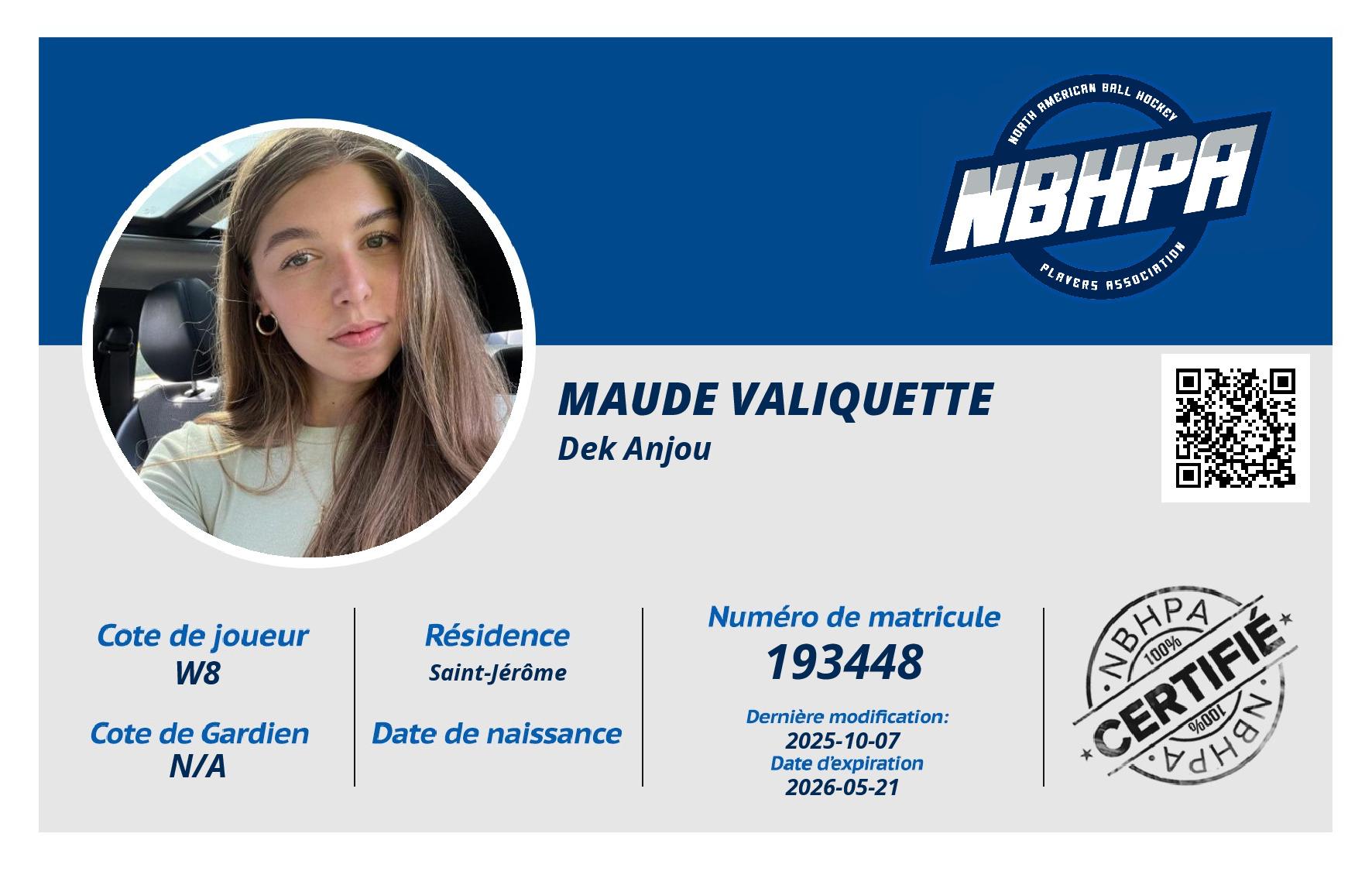Maude Valiquette