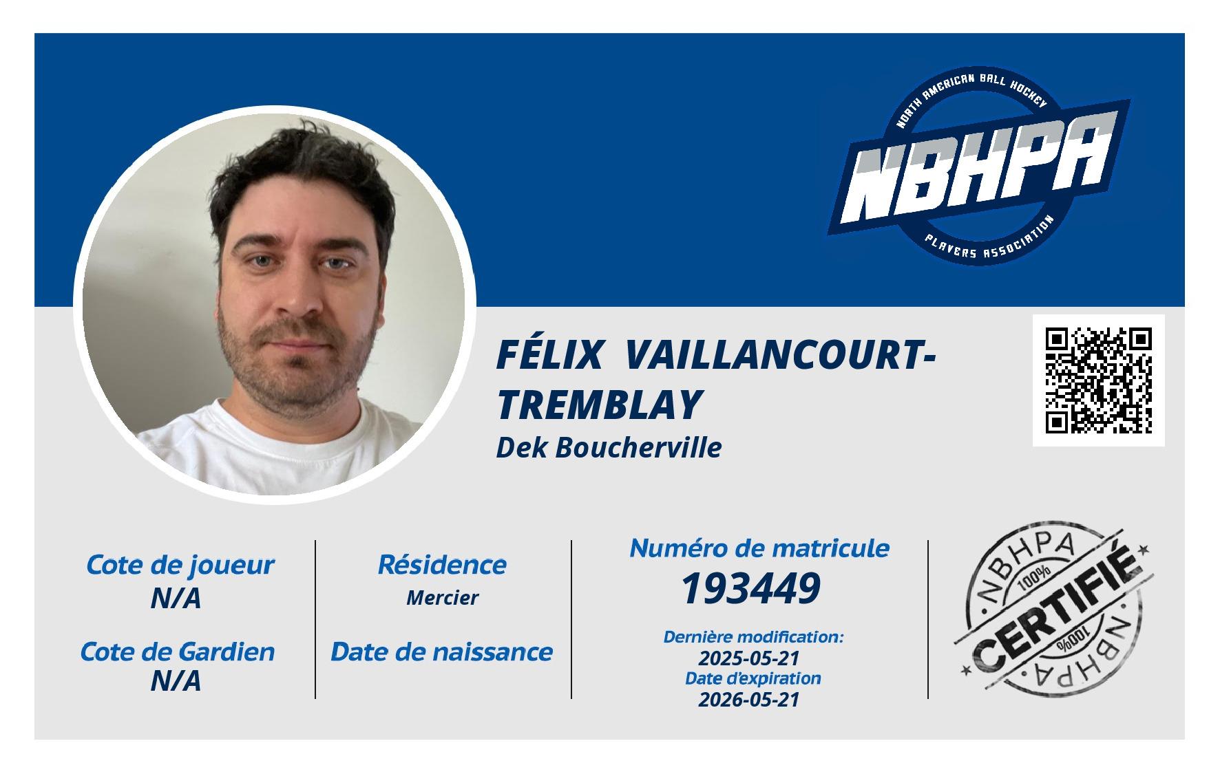 Félix  Vaillancourt-Tremblay