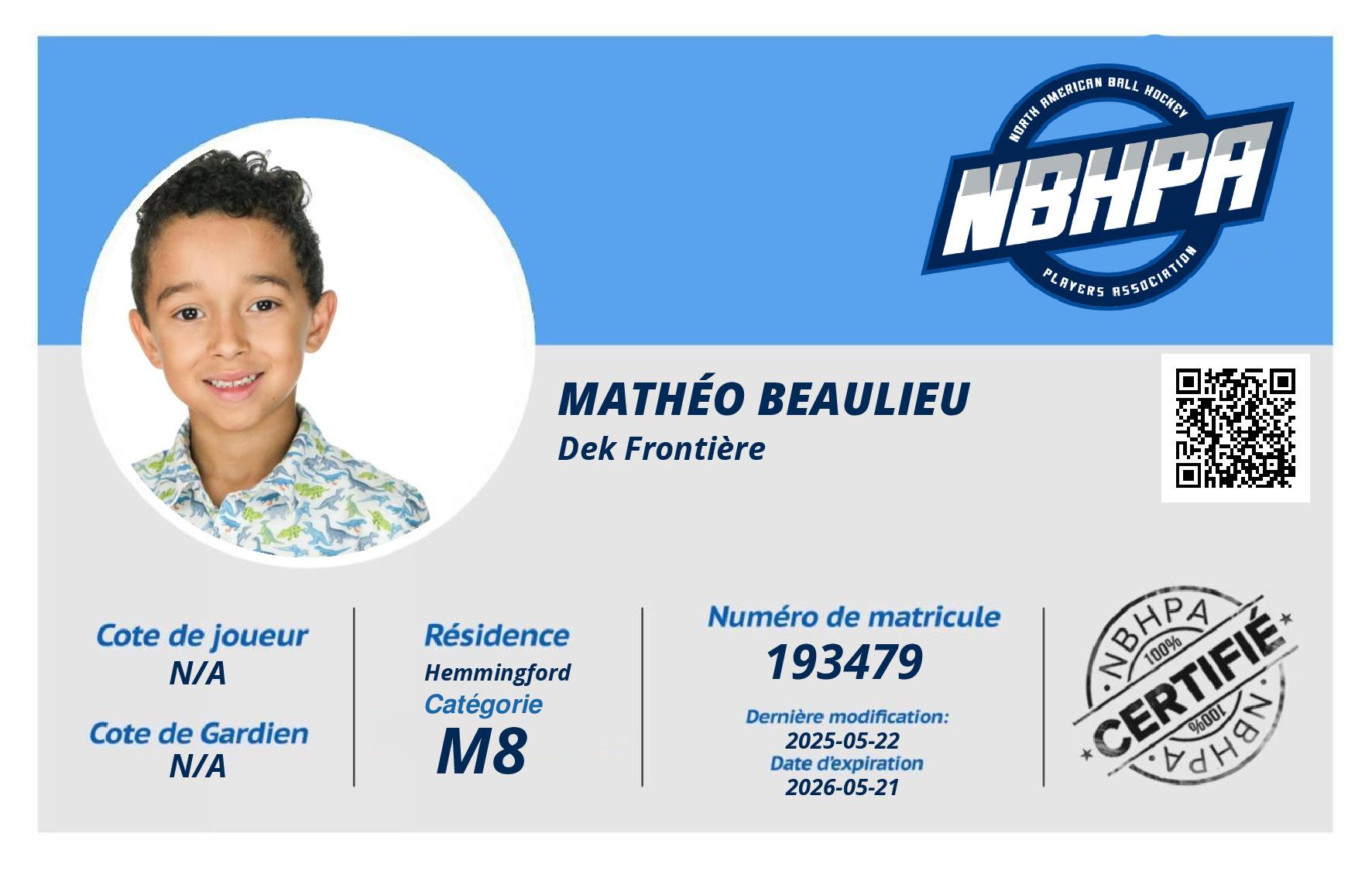 Mathéo Beaulieu
