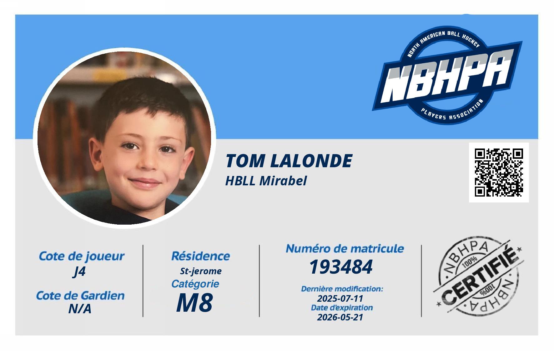 Tom Lalonde