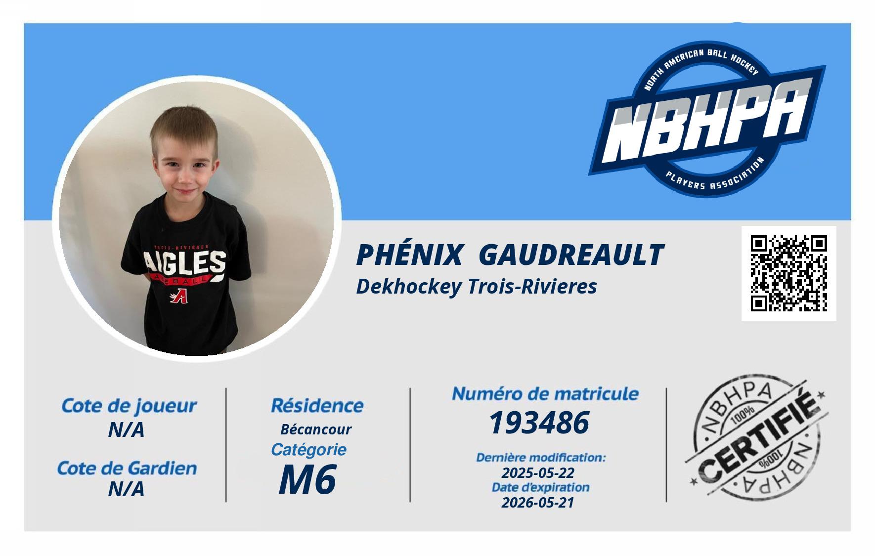 Phénix  Gaudreault 