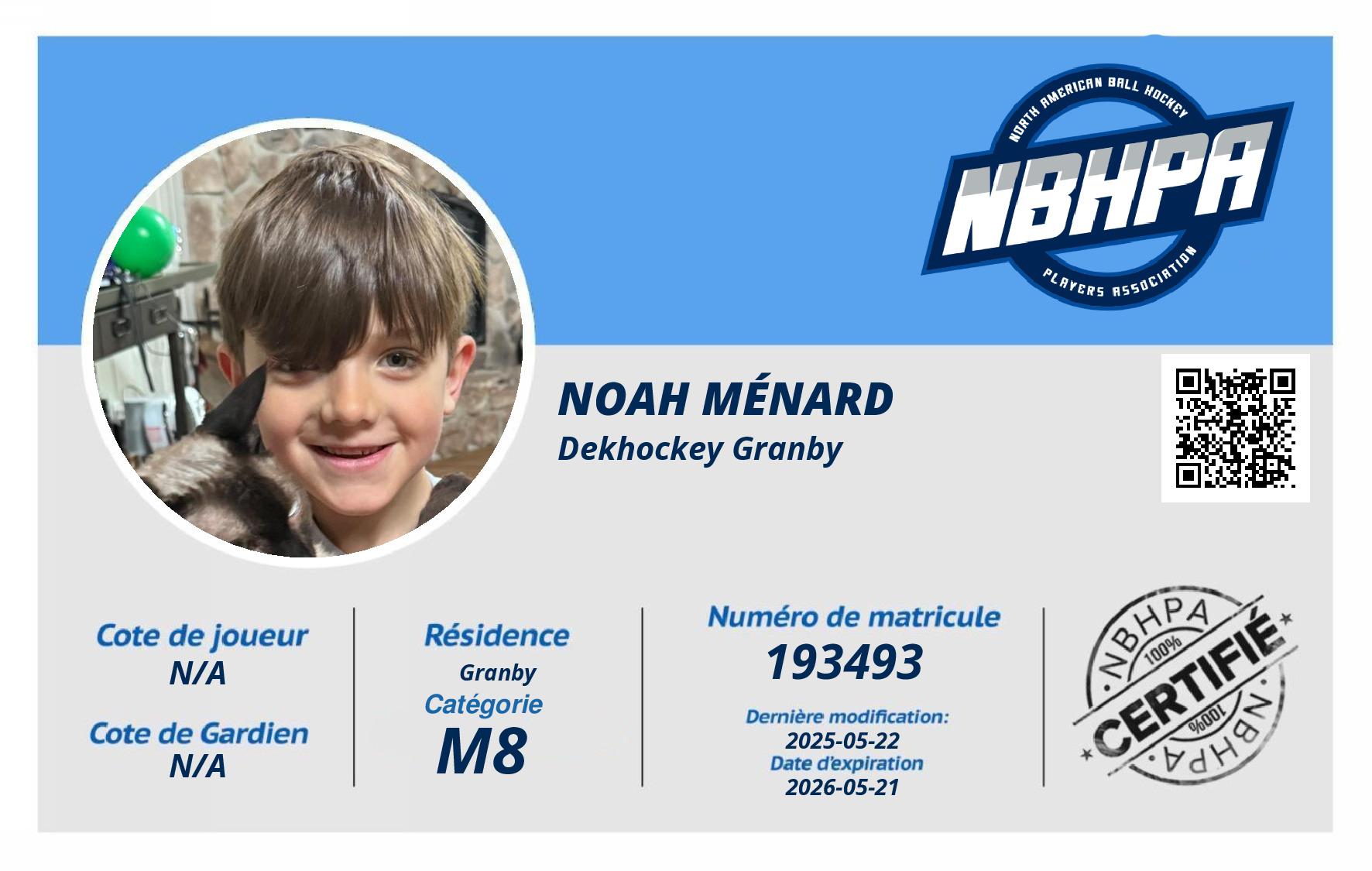 Noah Ménard