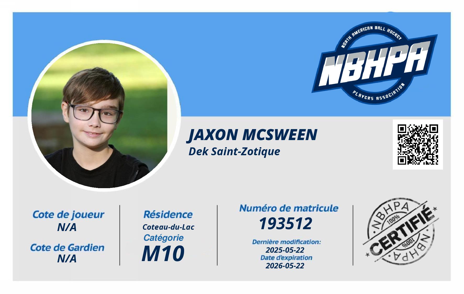 Jaxon McSween