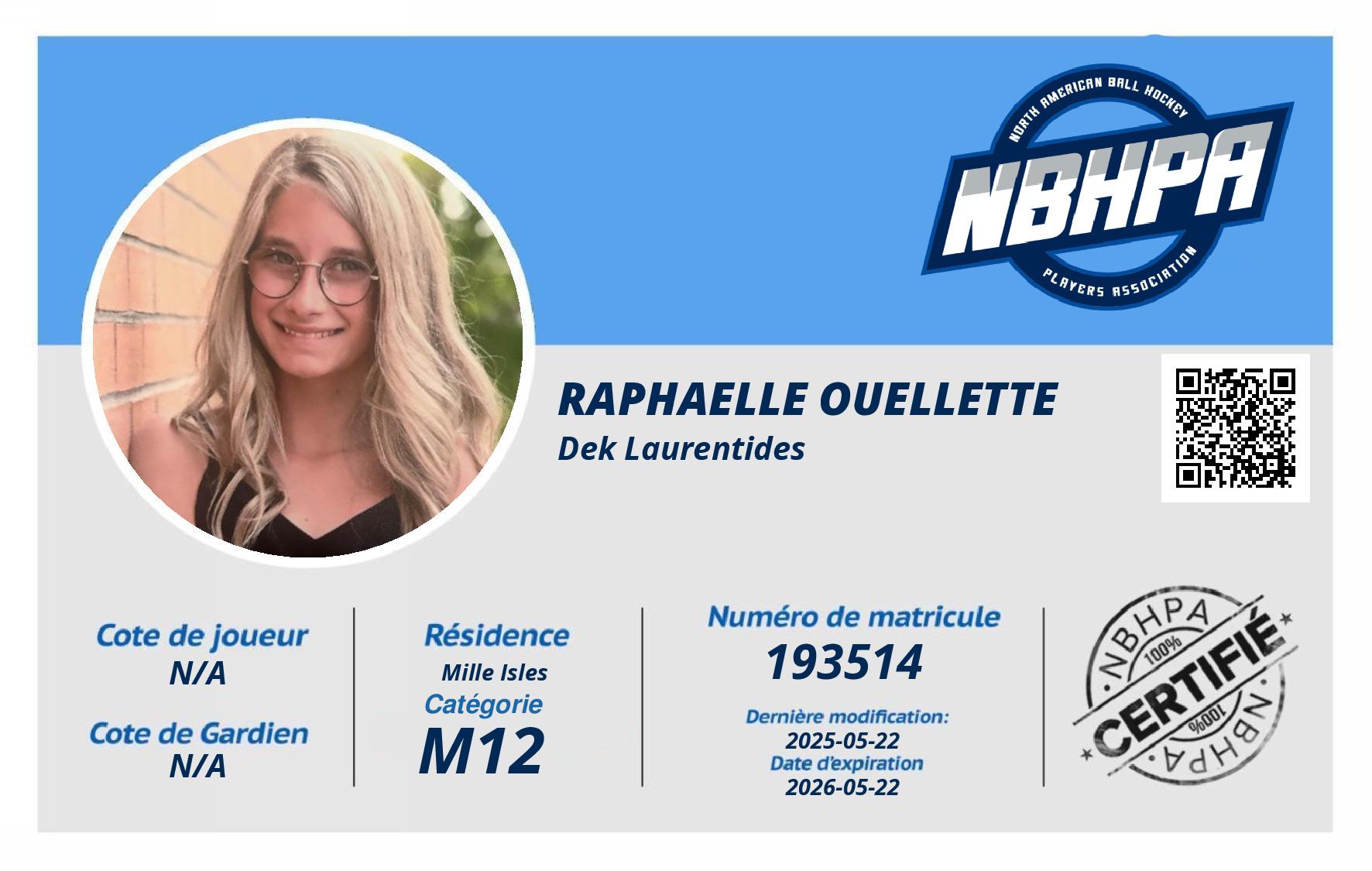 Raphaelle Ouellette