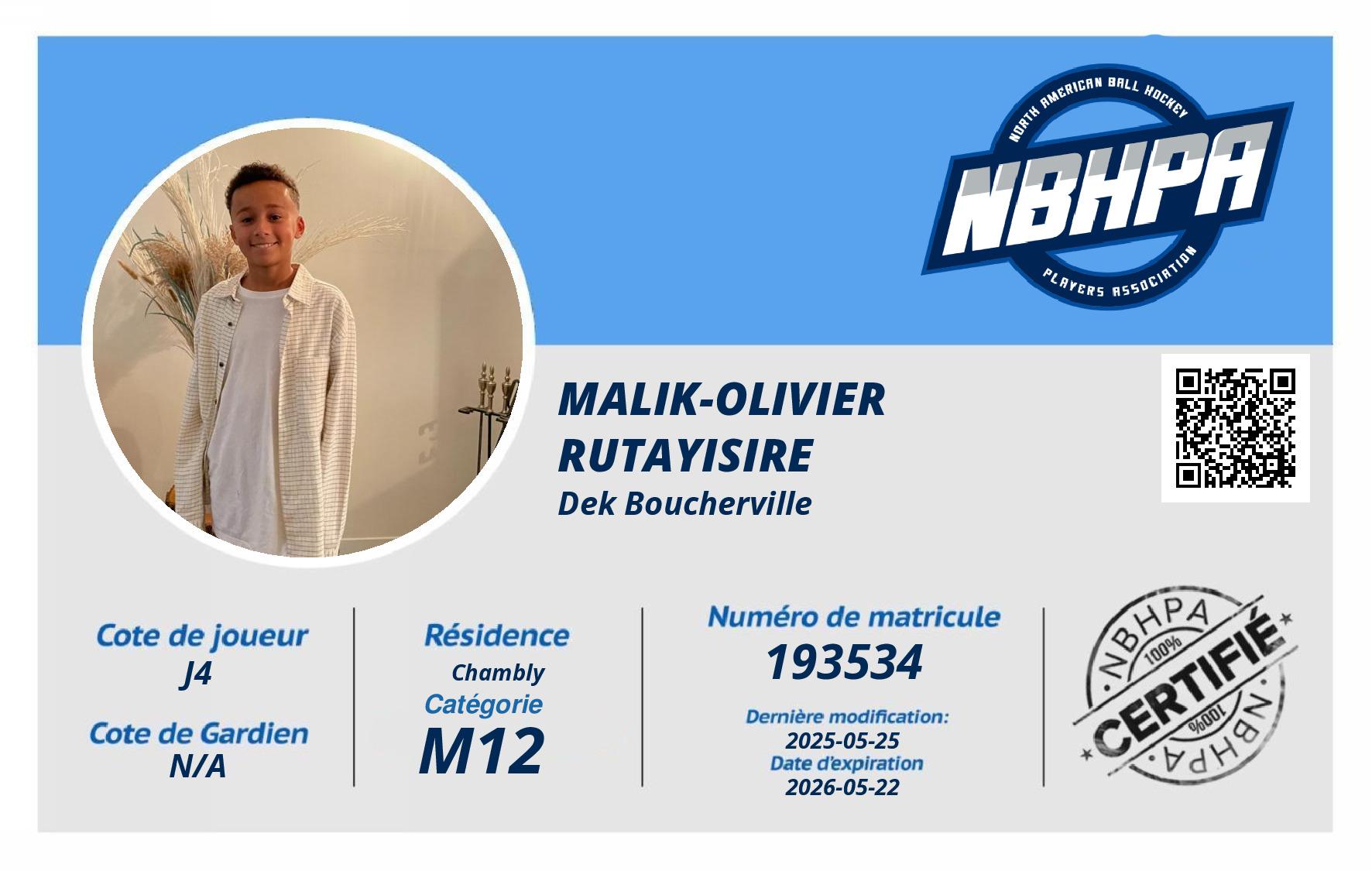 Malik-Olivier Rutayisire