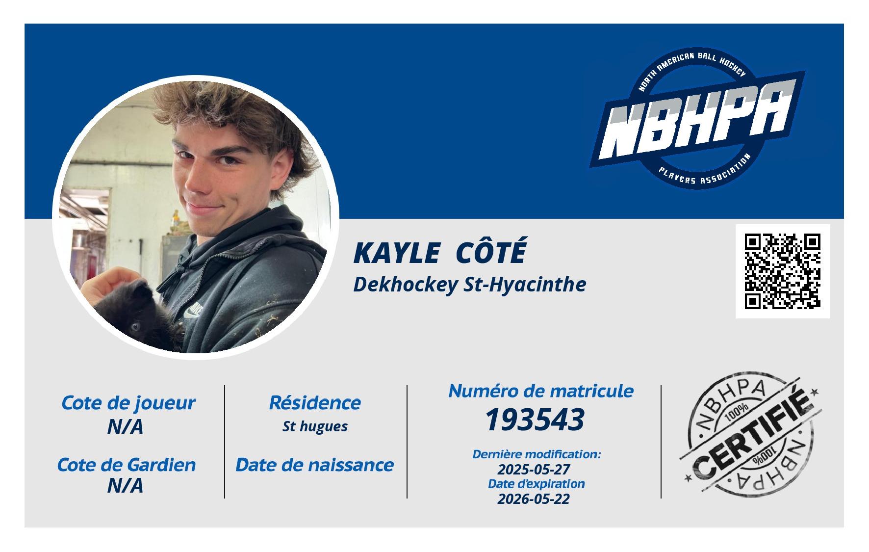 Kayle  Côté