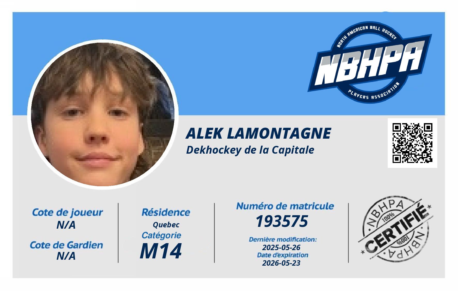 Alek Lamontagne