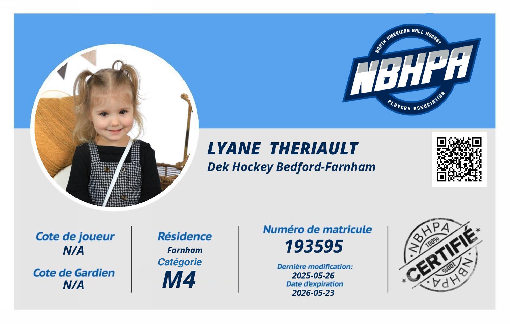 Lyane  Theriault