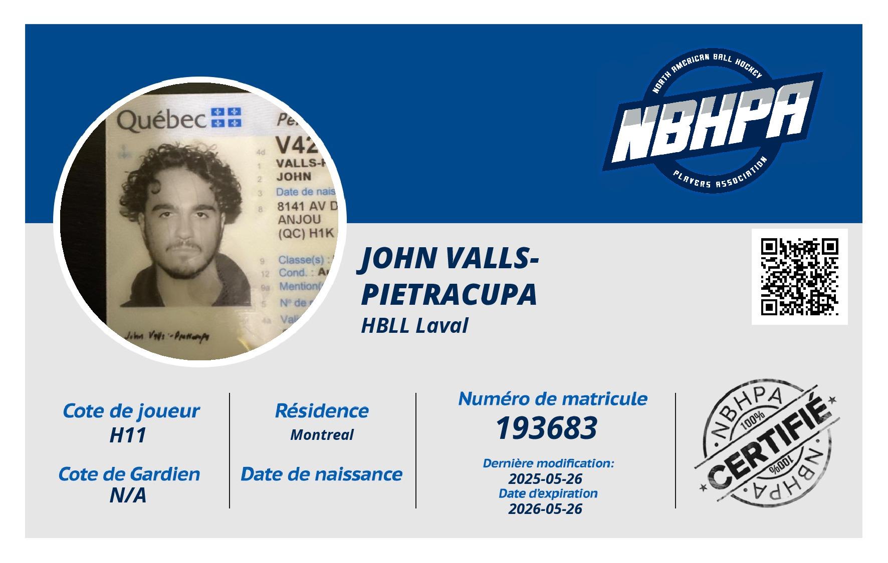 John Valls-Pietracupa