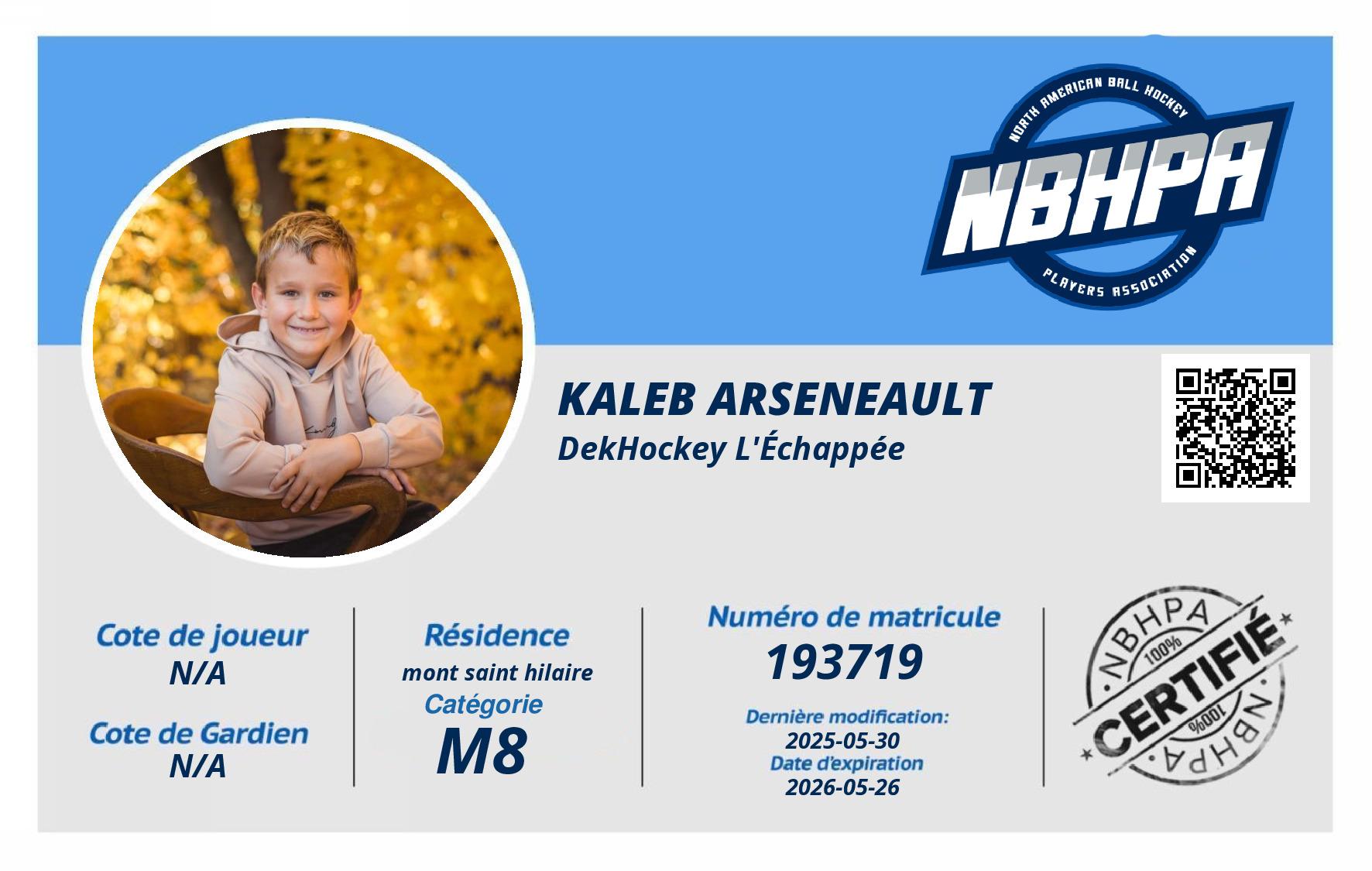 kaleb arseneault 