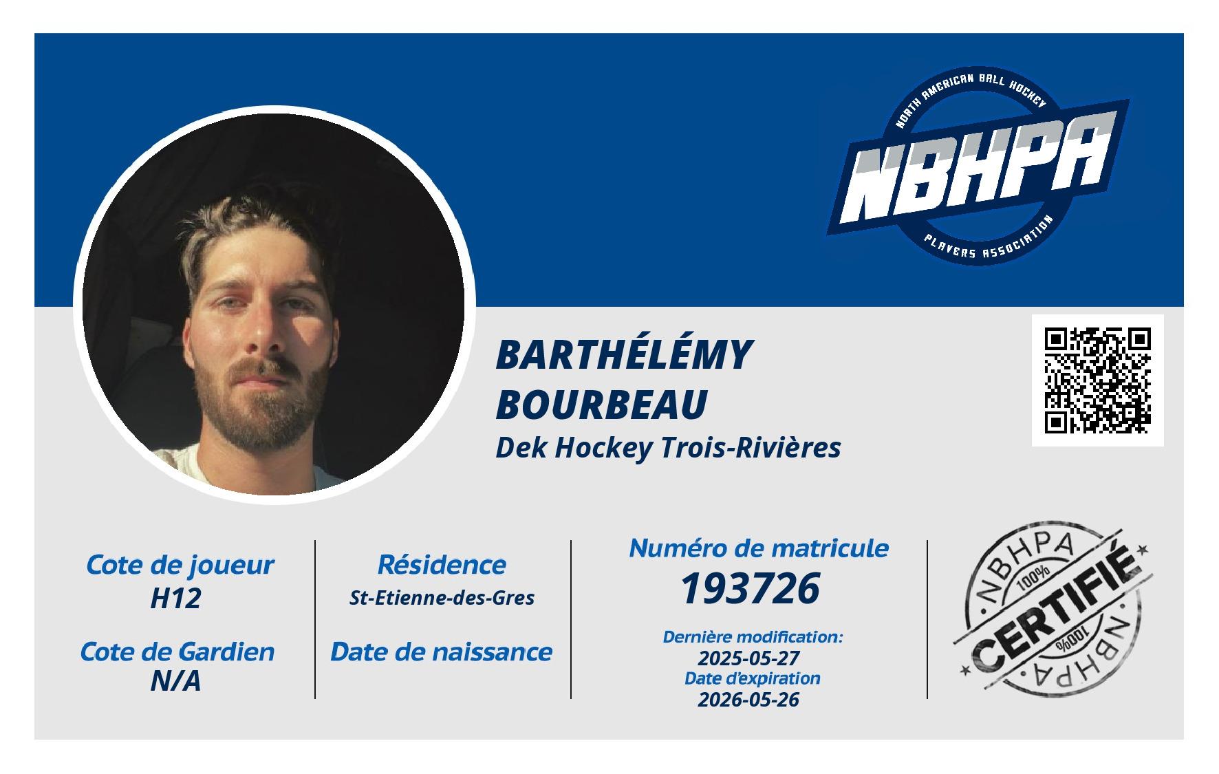 Barthélémy Bourbeau