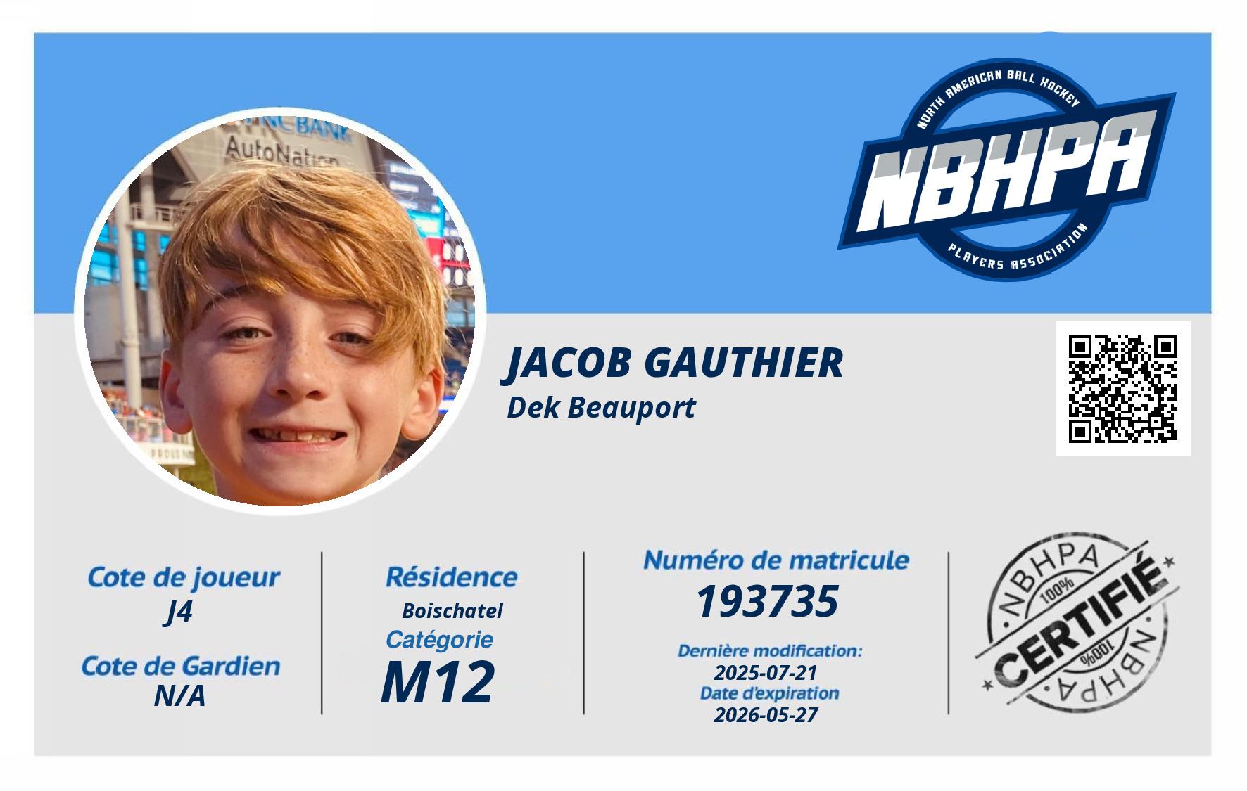 Jacob Gauthier 