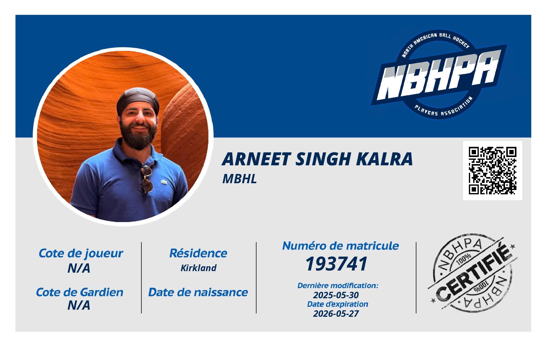 Arneet Singh Kalra