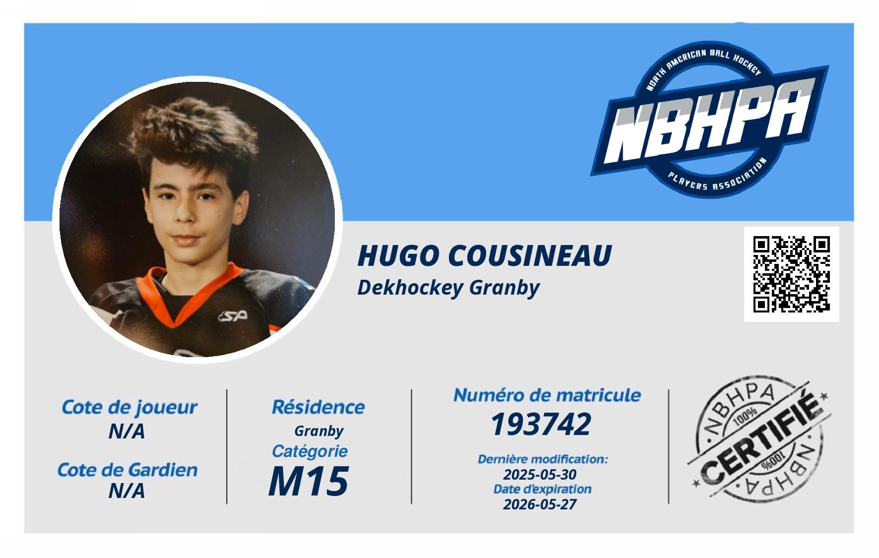 Hugo Cousineau