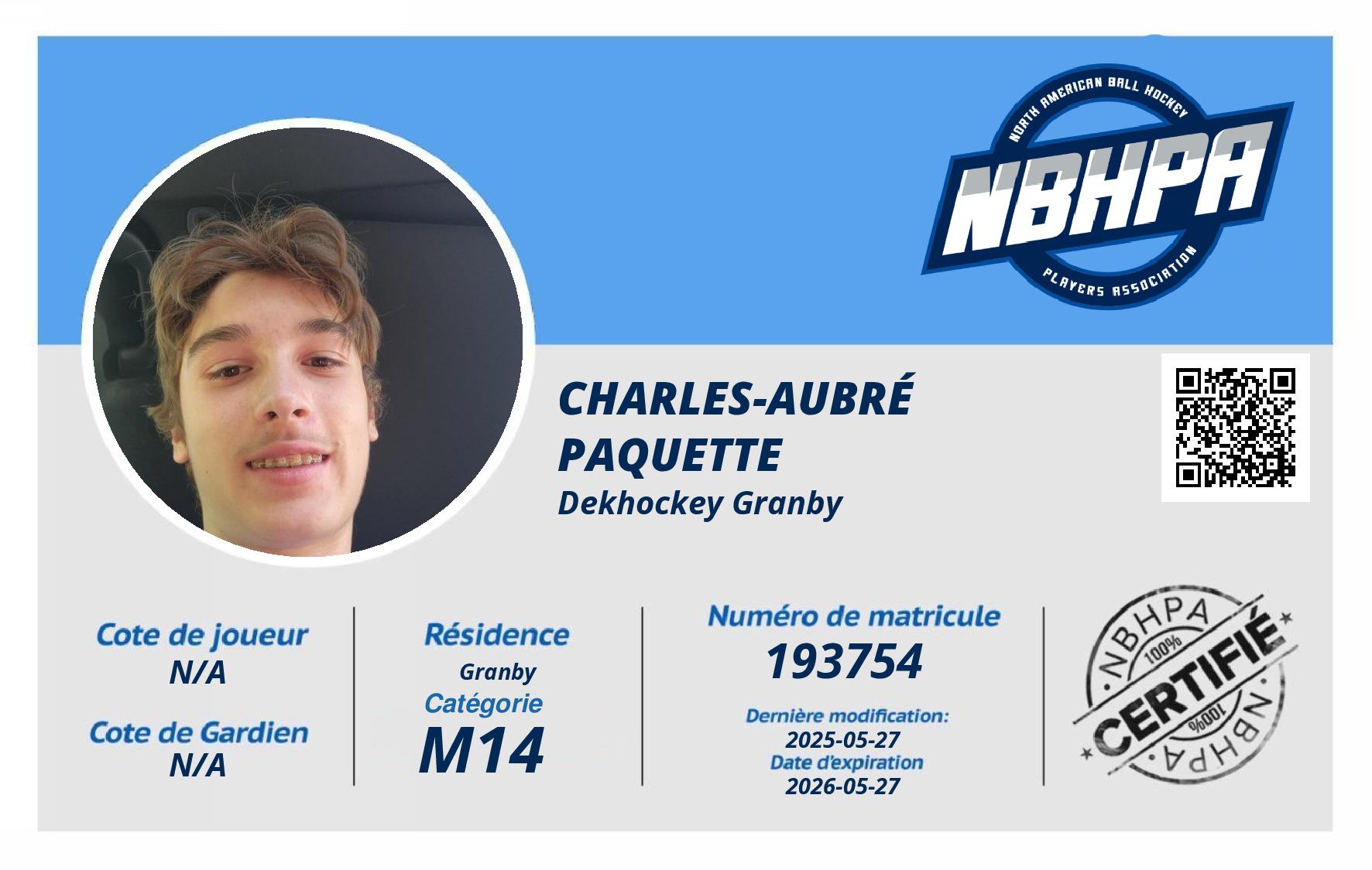 Charles-Aubré Paquette