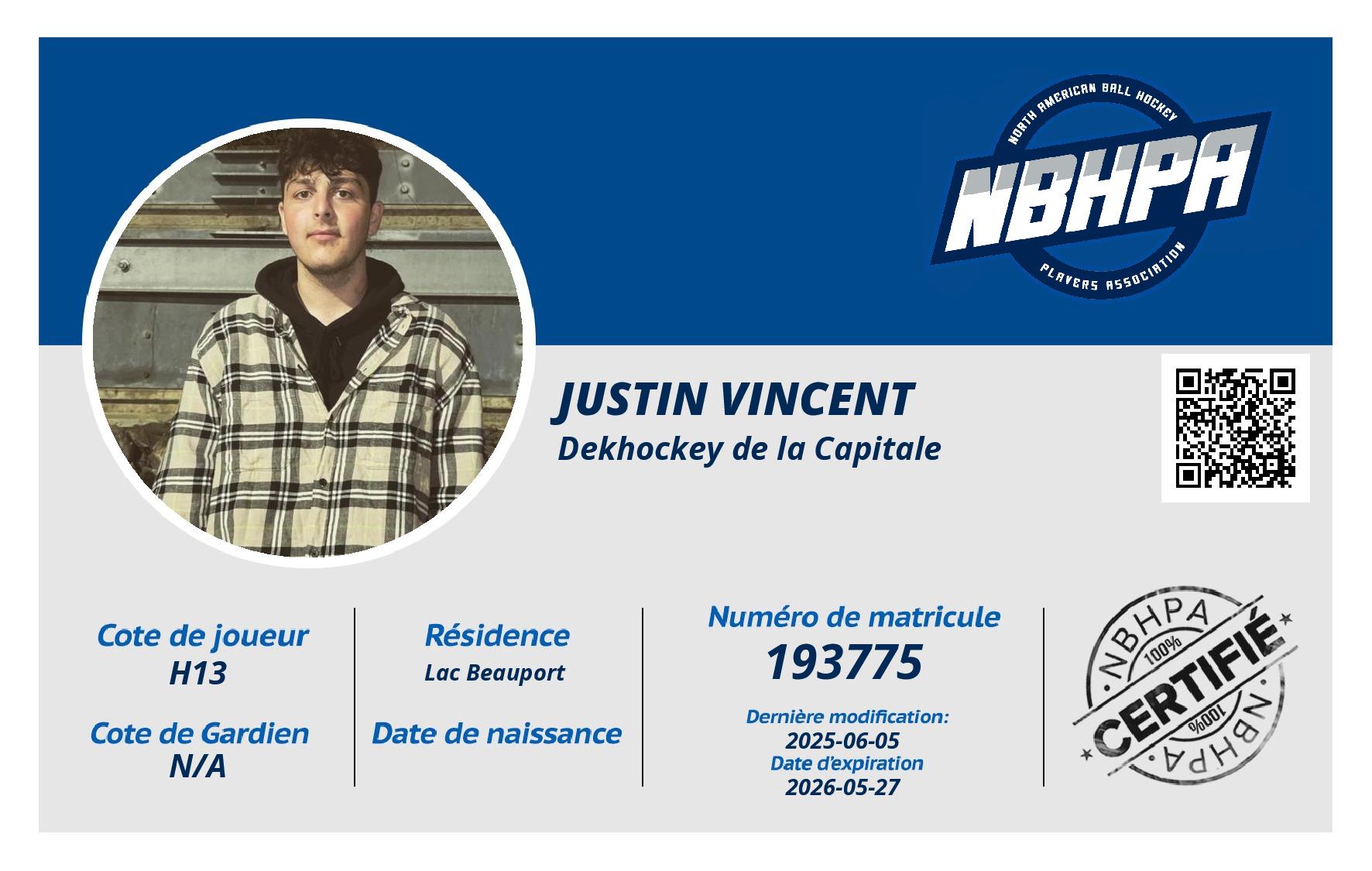 Justin Vincent 