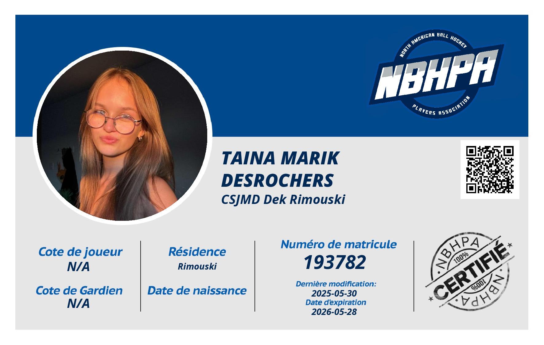 Taina Marik Desrochers