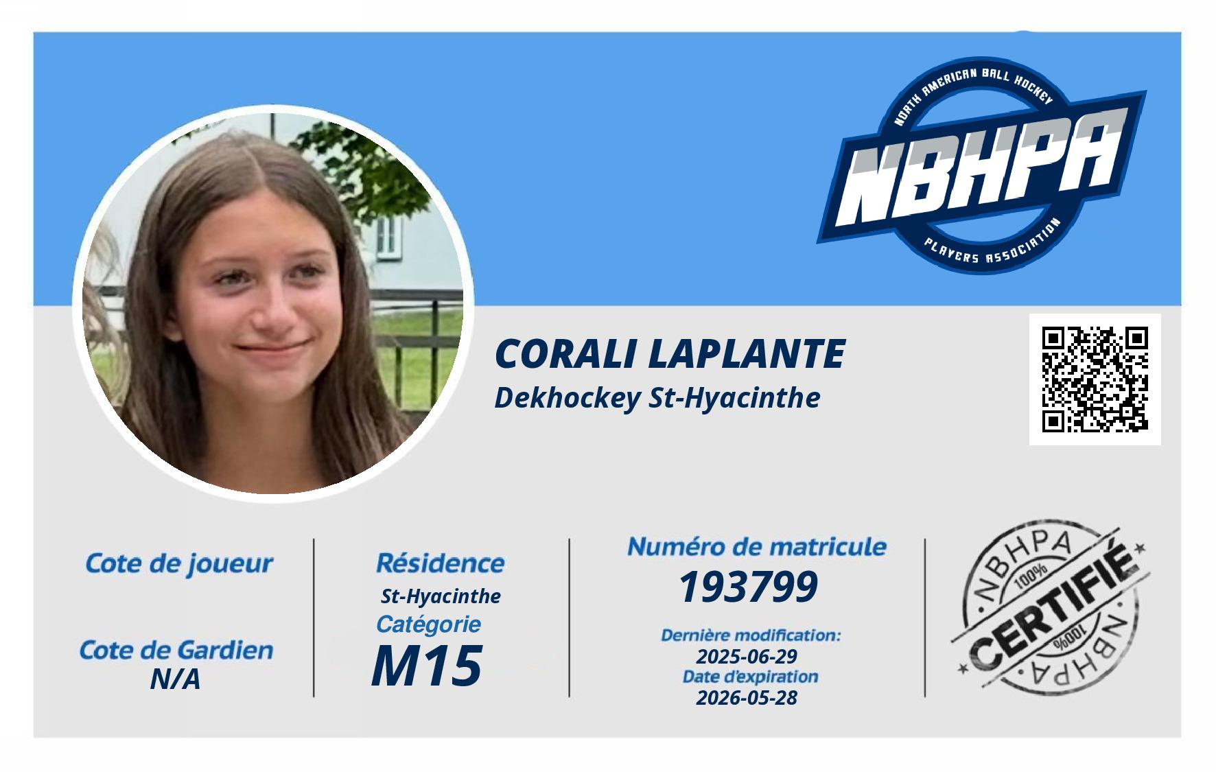 Corali Laplante