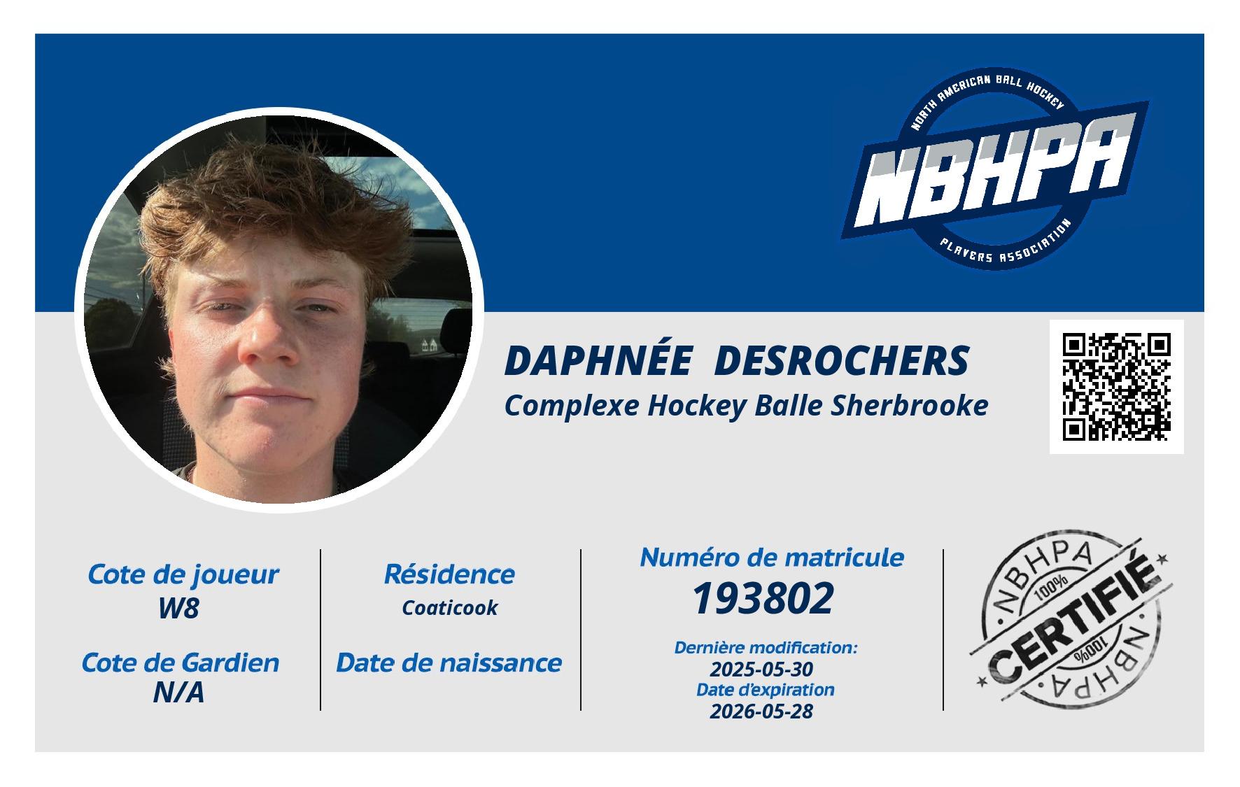Daphnée  Desrochers 