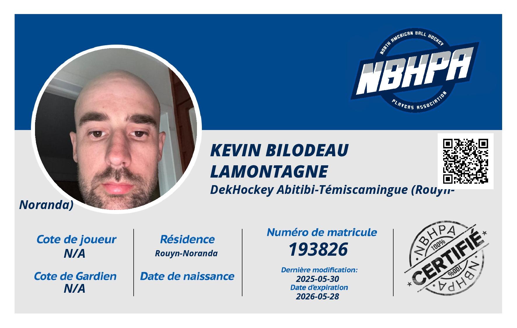 Kevin Bilodeau Lamontagne 