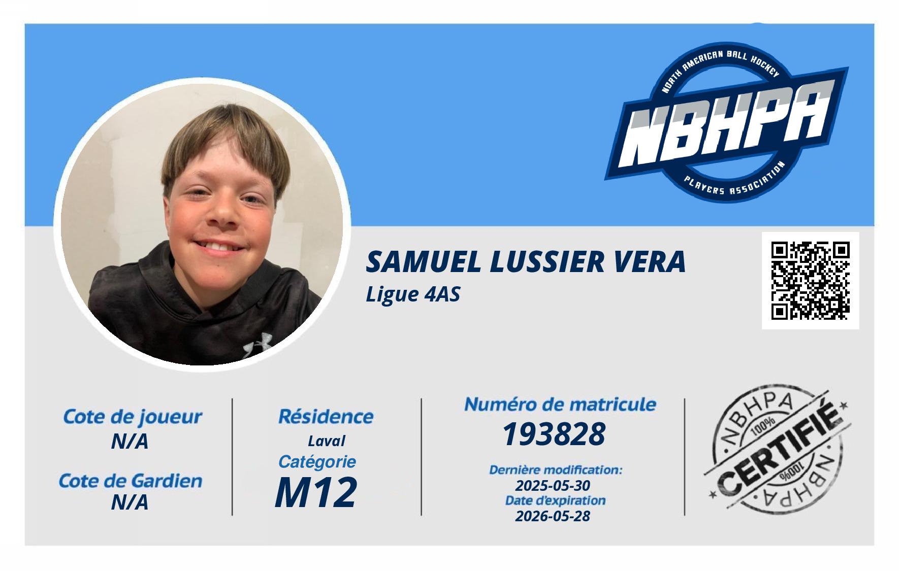 Samuel Lussier Vera