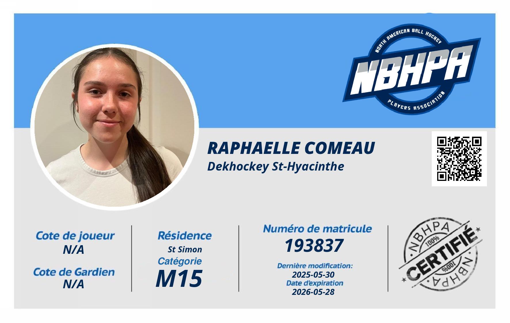 Raphaelle Comeau