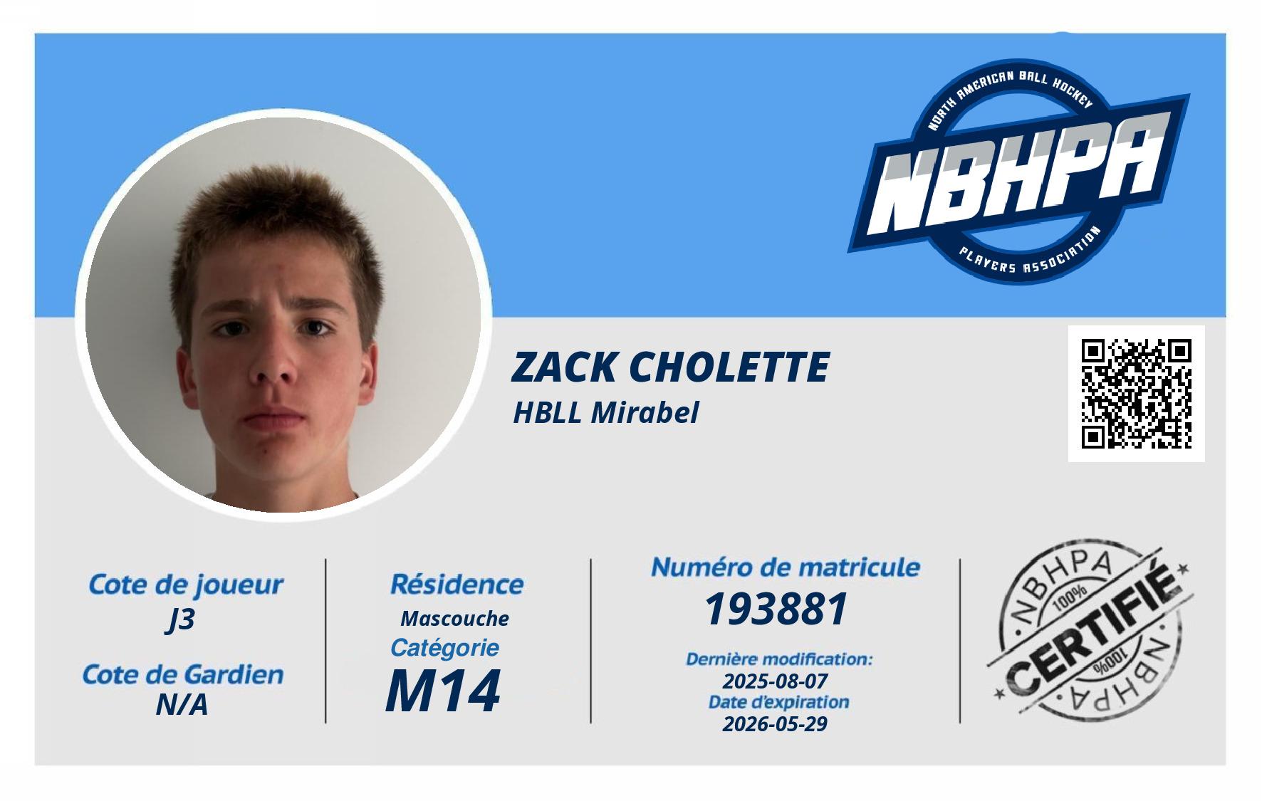 Zack Cholette