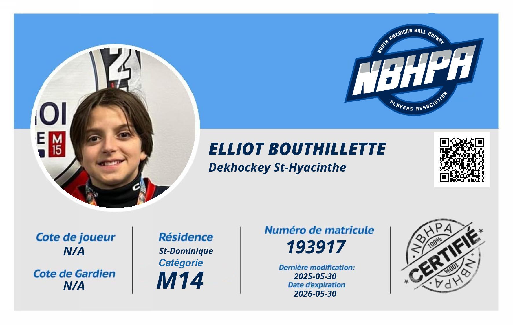 Elliot Bouthillette
