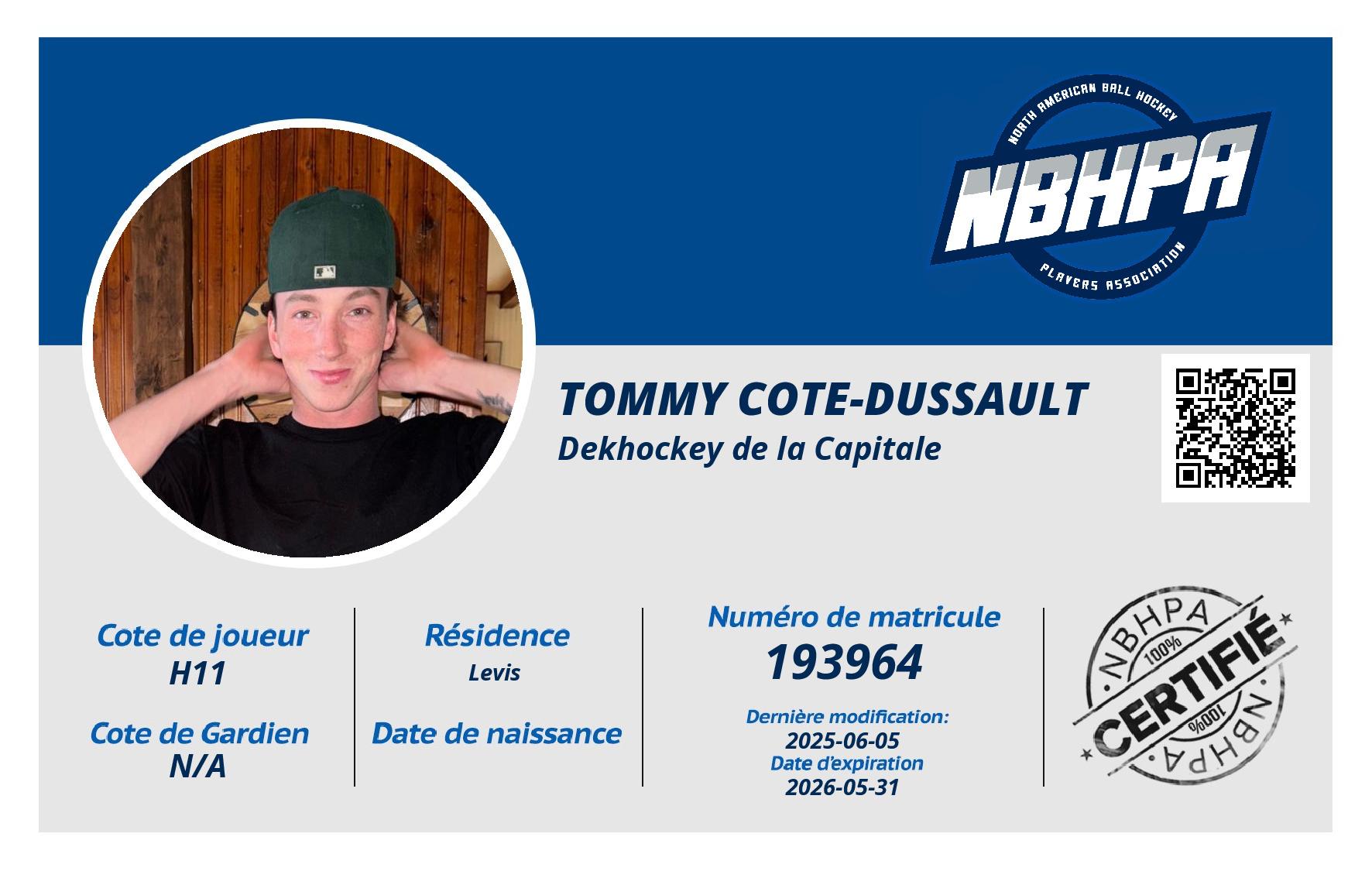 Tommy Cote-Dussault