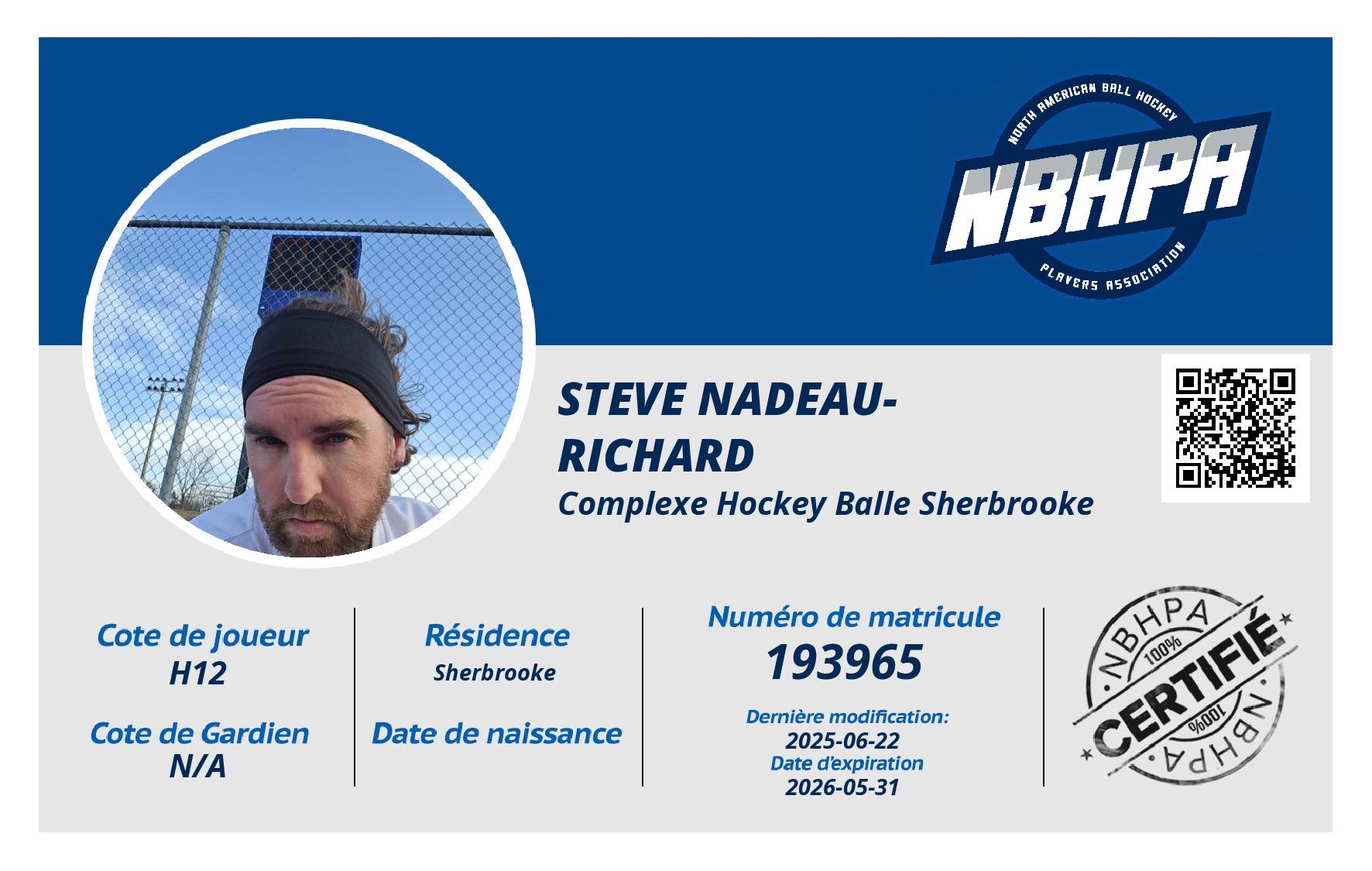 Steve Nadeau-Richard