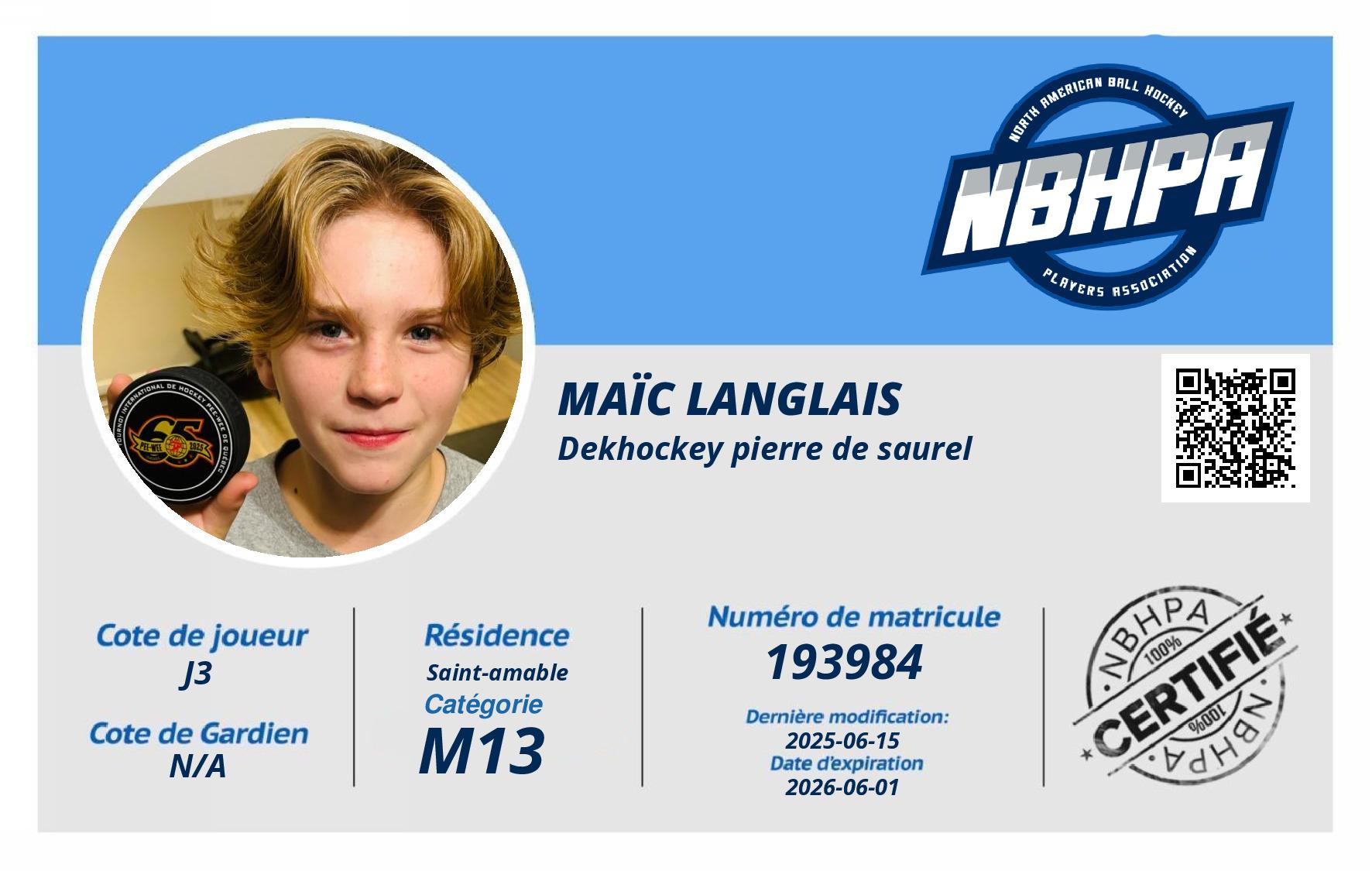Maïc Langlais