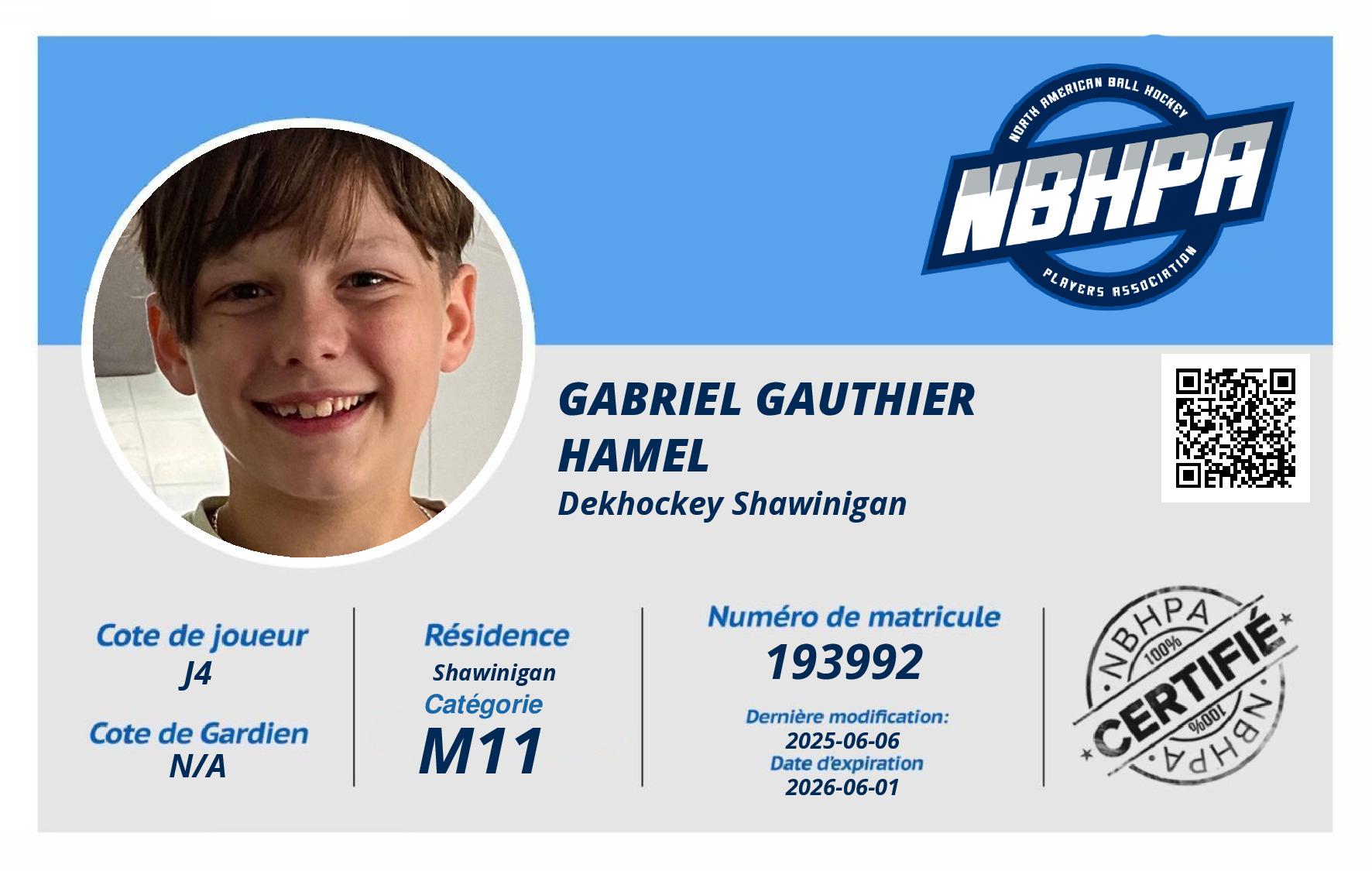 Gabriel Gauthier Hamel