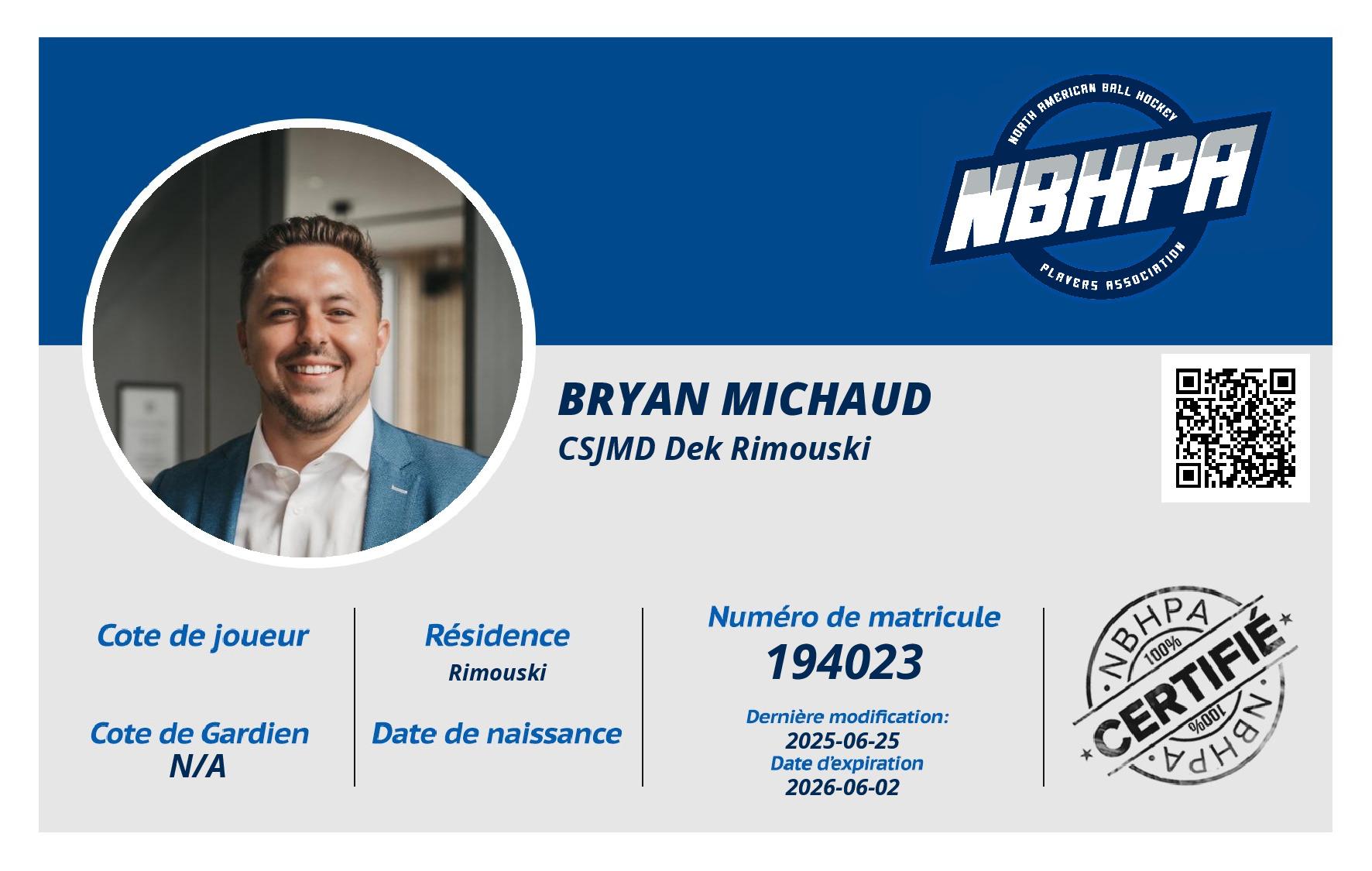 Bryan Michaud