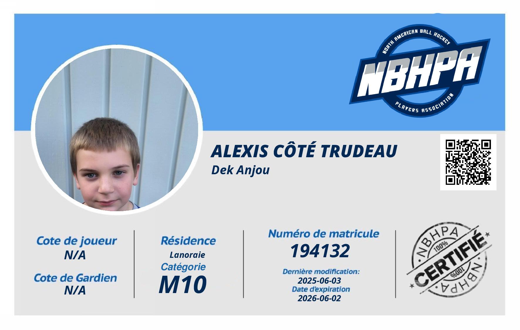 Alexis Côté Trudeau 