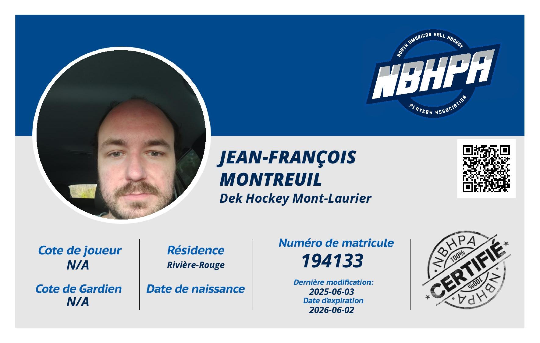 Jean-François  Montreuil 