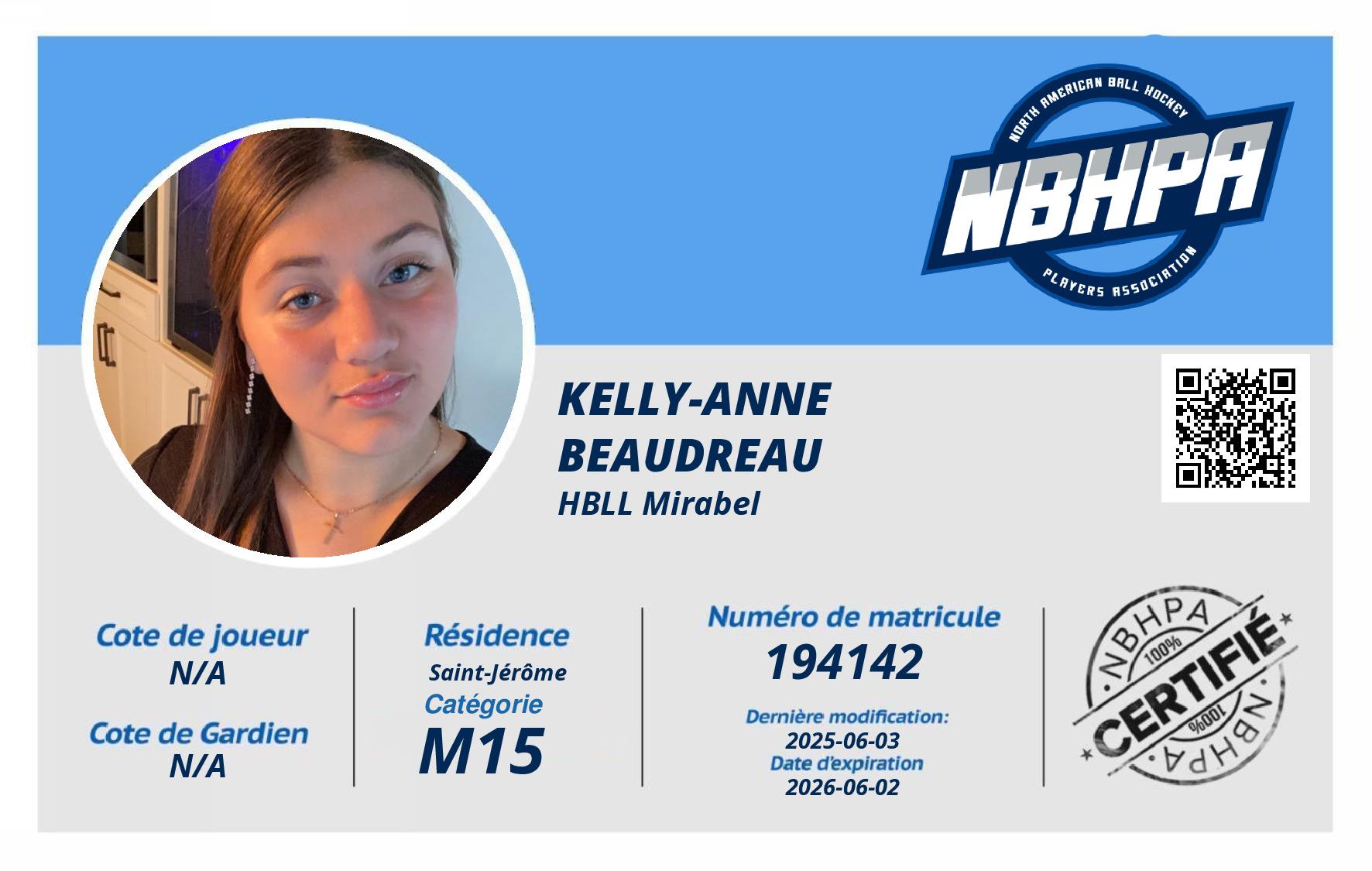 Kelly-Anne Beaudreau