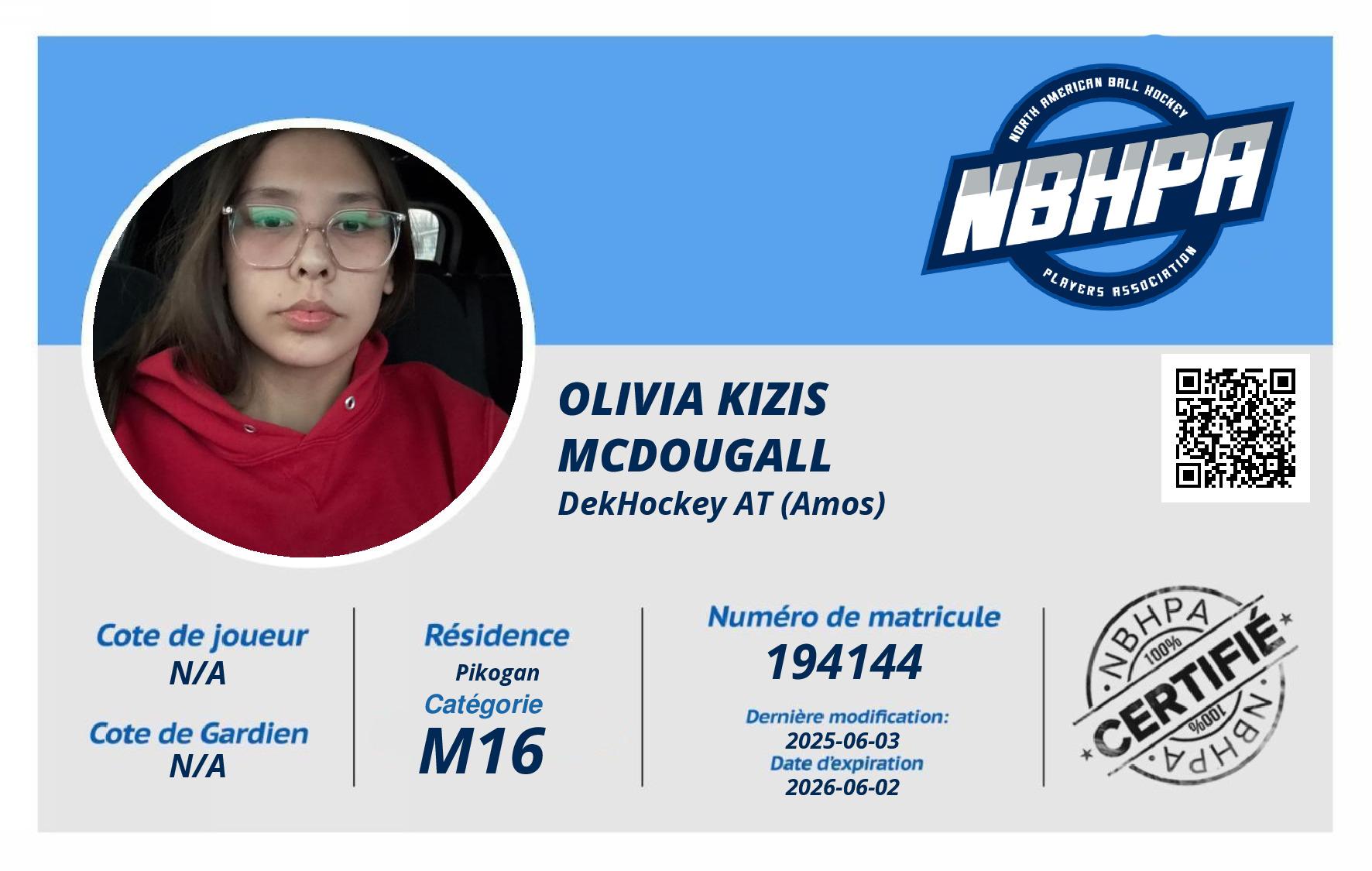 Olivia Kizis Mcdougall