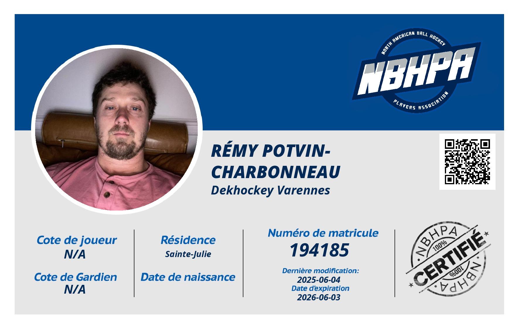 Rémy Potvin-Charbonneau