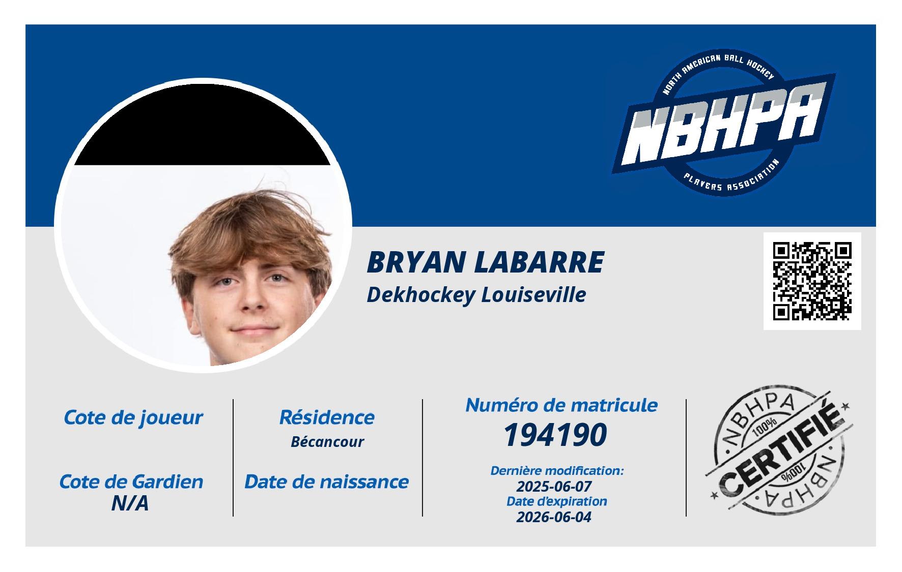 Bryan Labarre