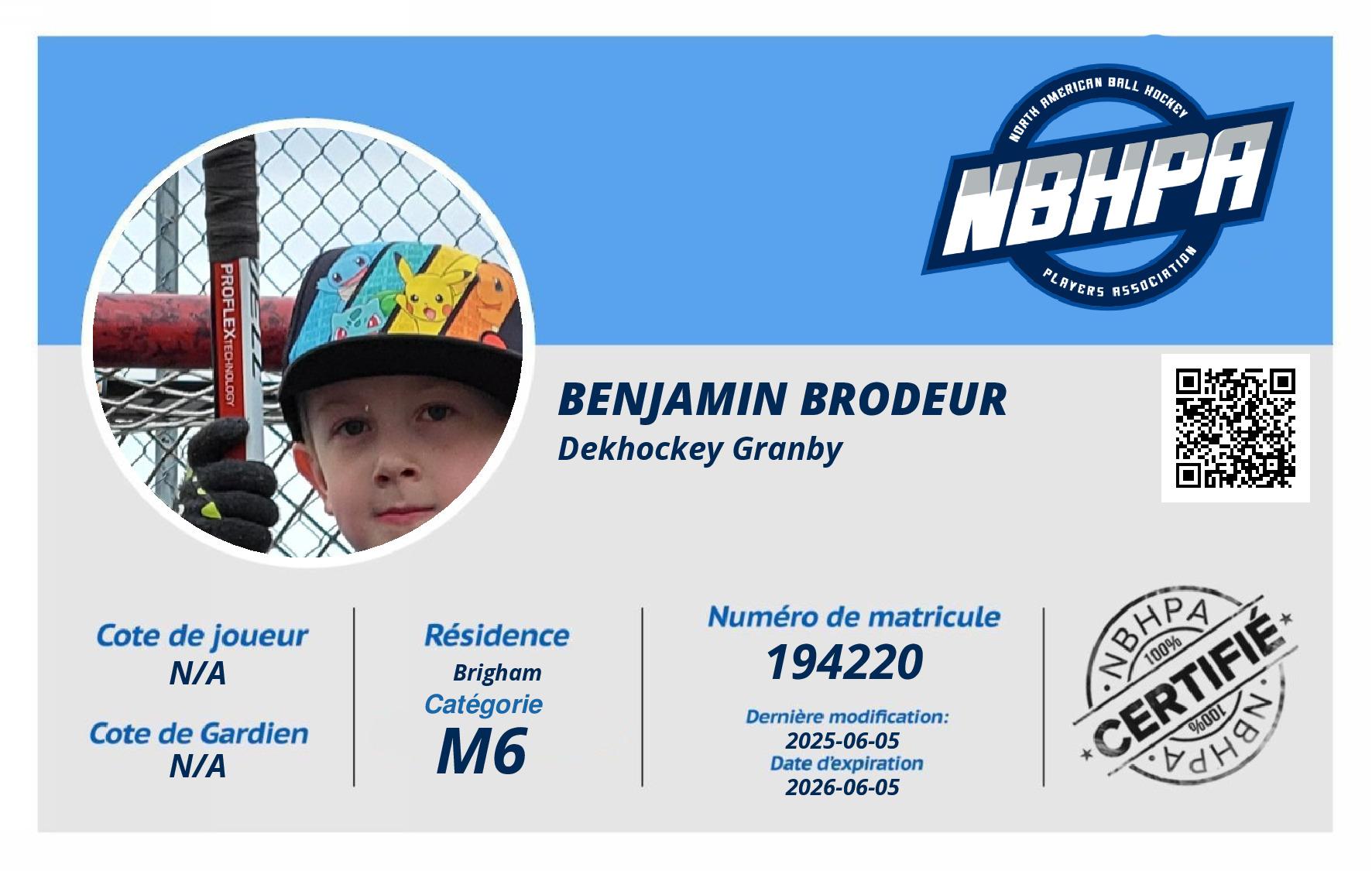 Benjamin Brodeur