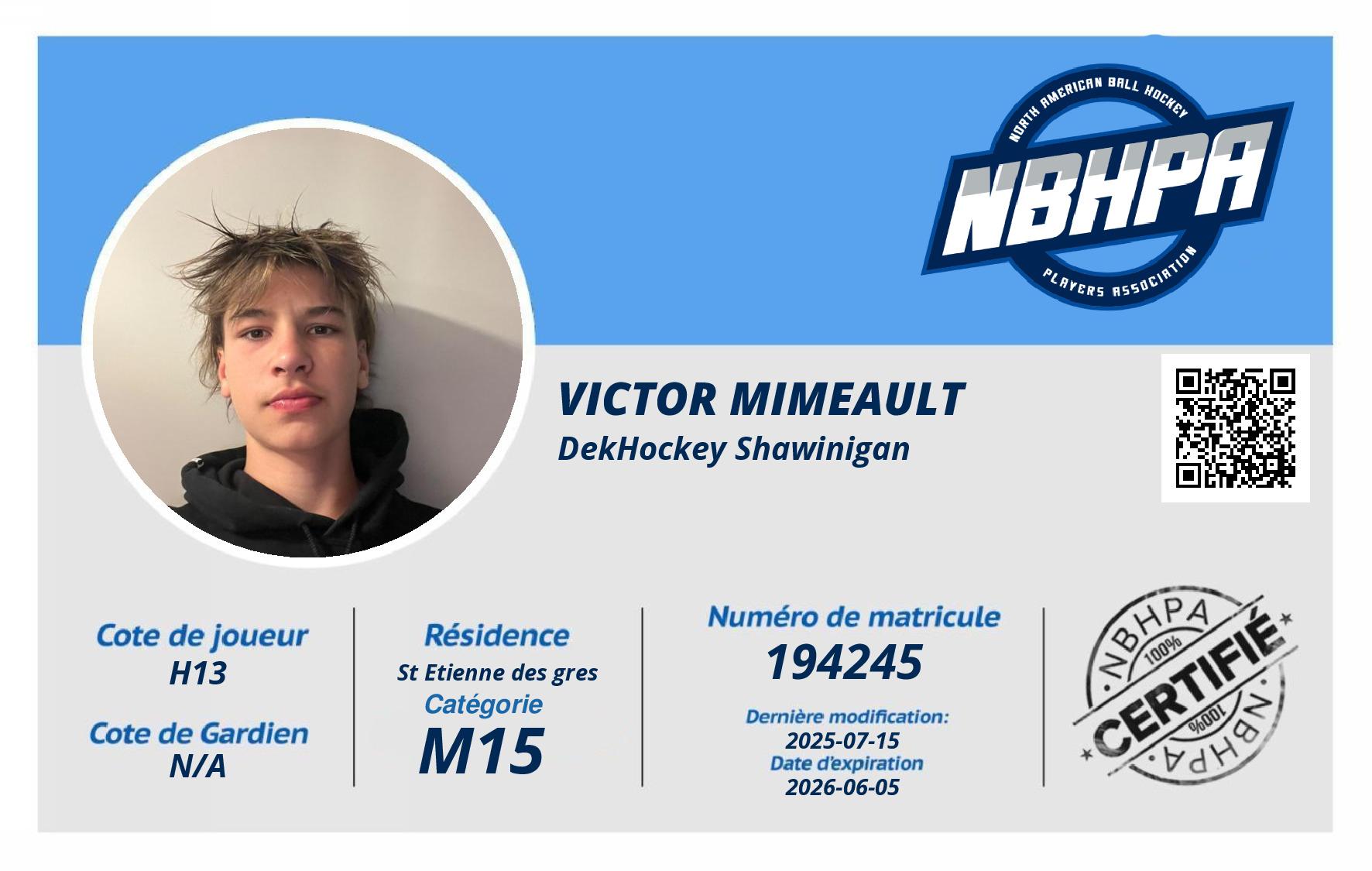 Victor Mimeault