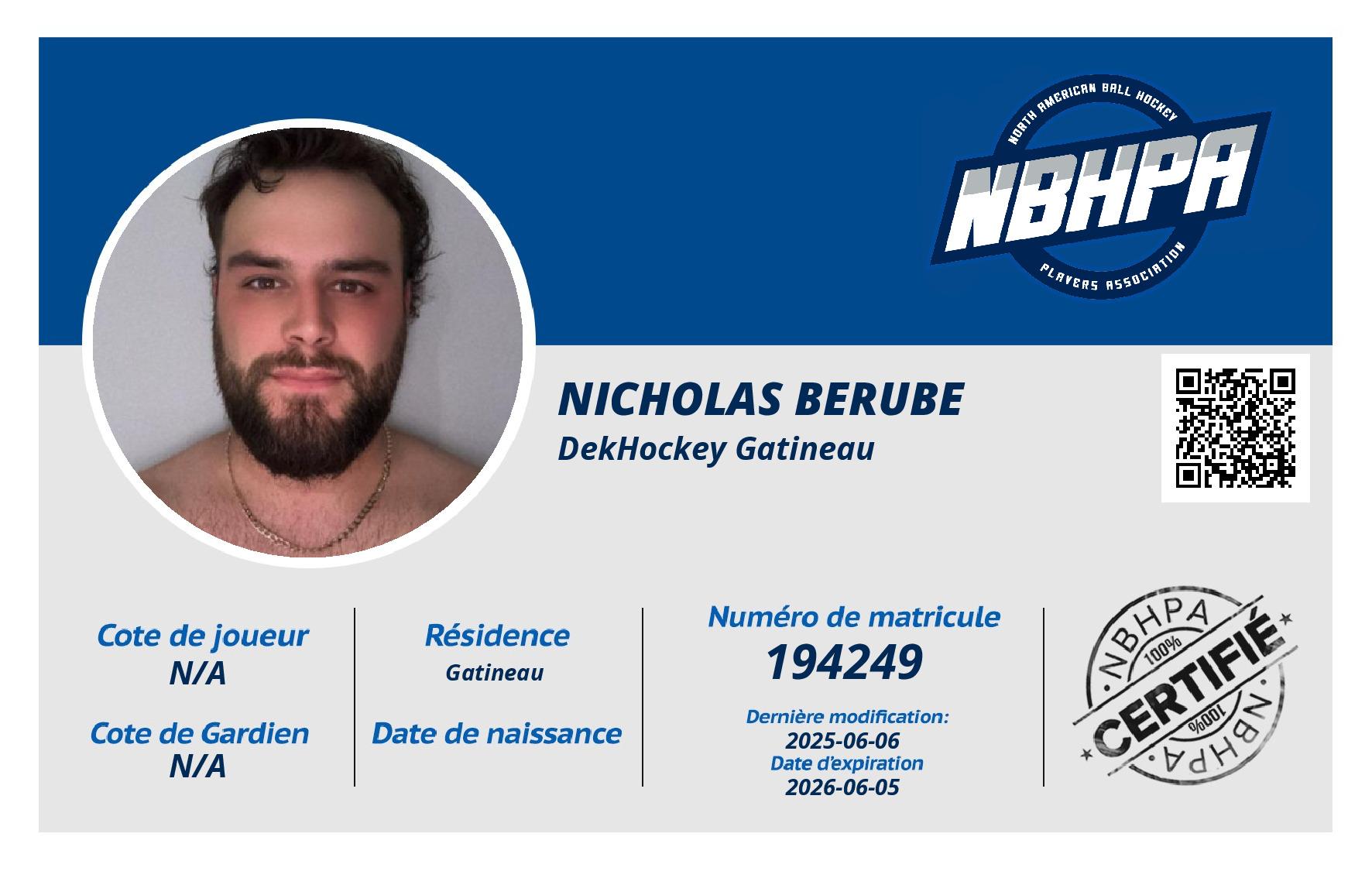 Nicholas Berube