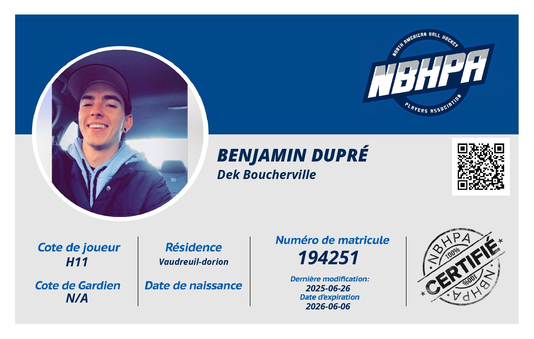 Benjamin Dupré