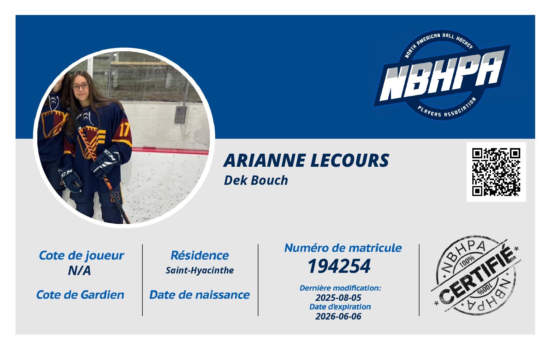 Arianne Lecours