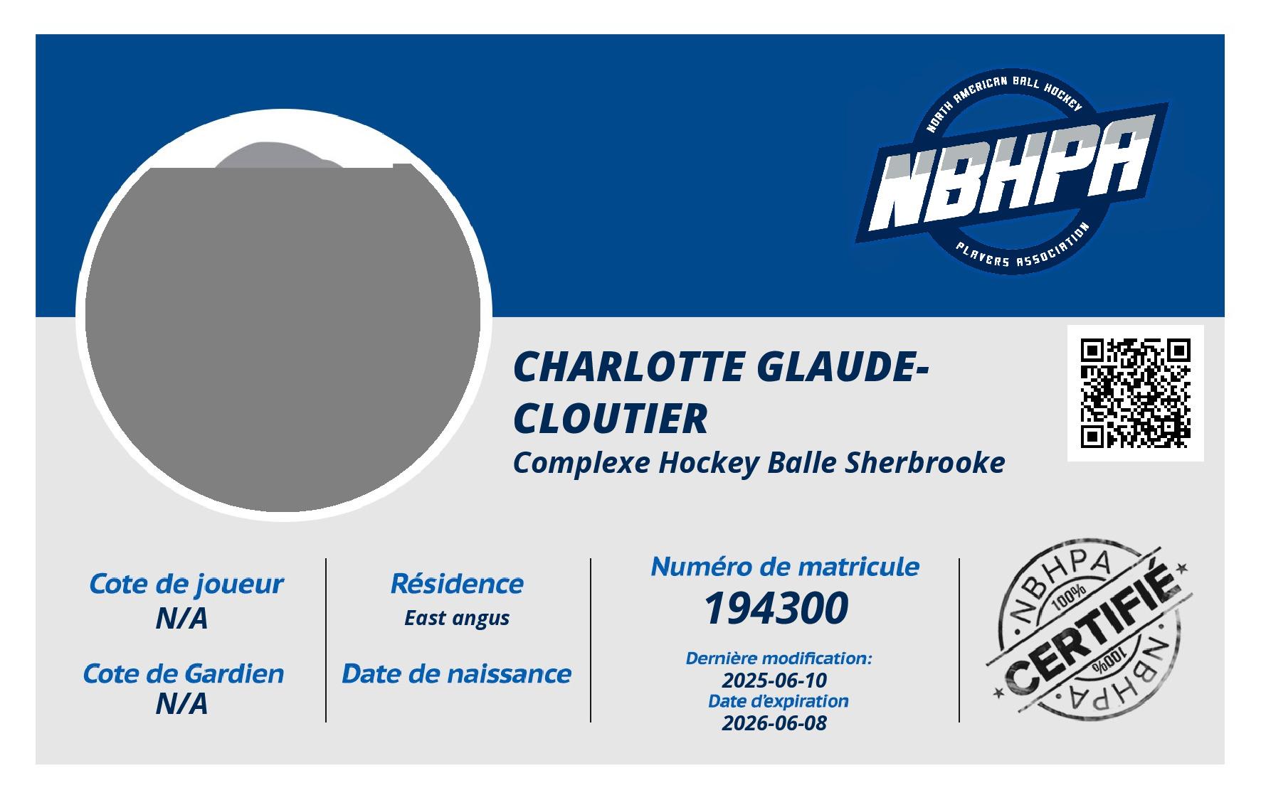 Charlotte Glaude-Cloutier 