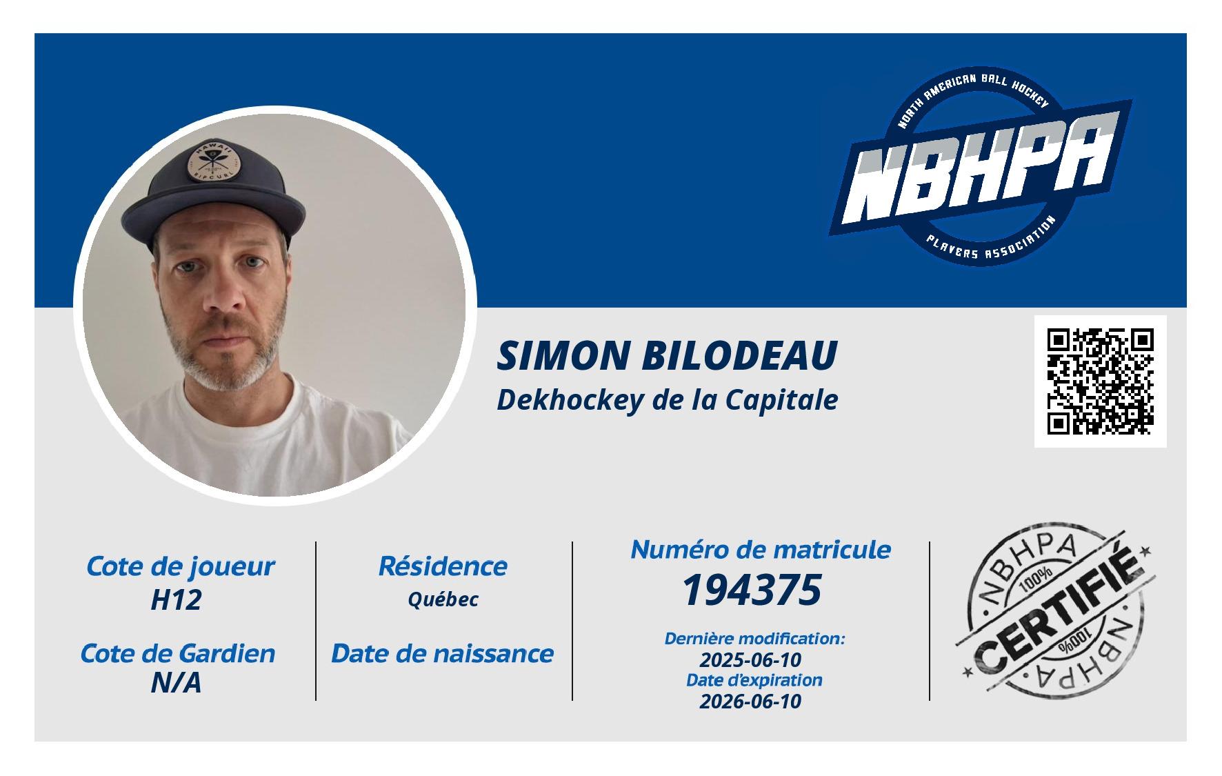 Simon Bilodeau