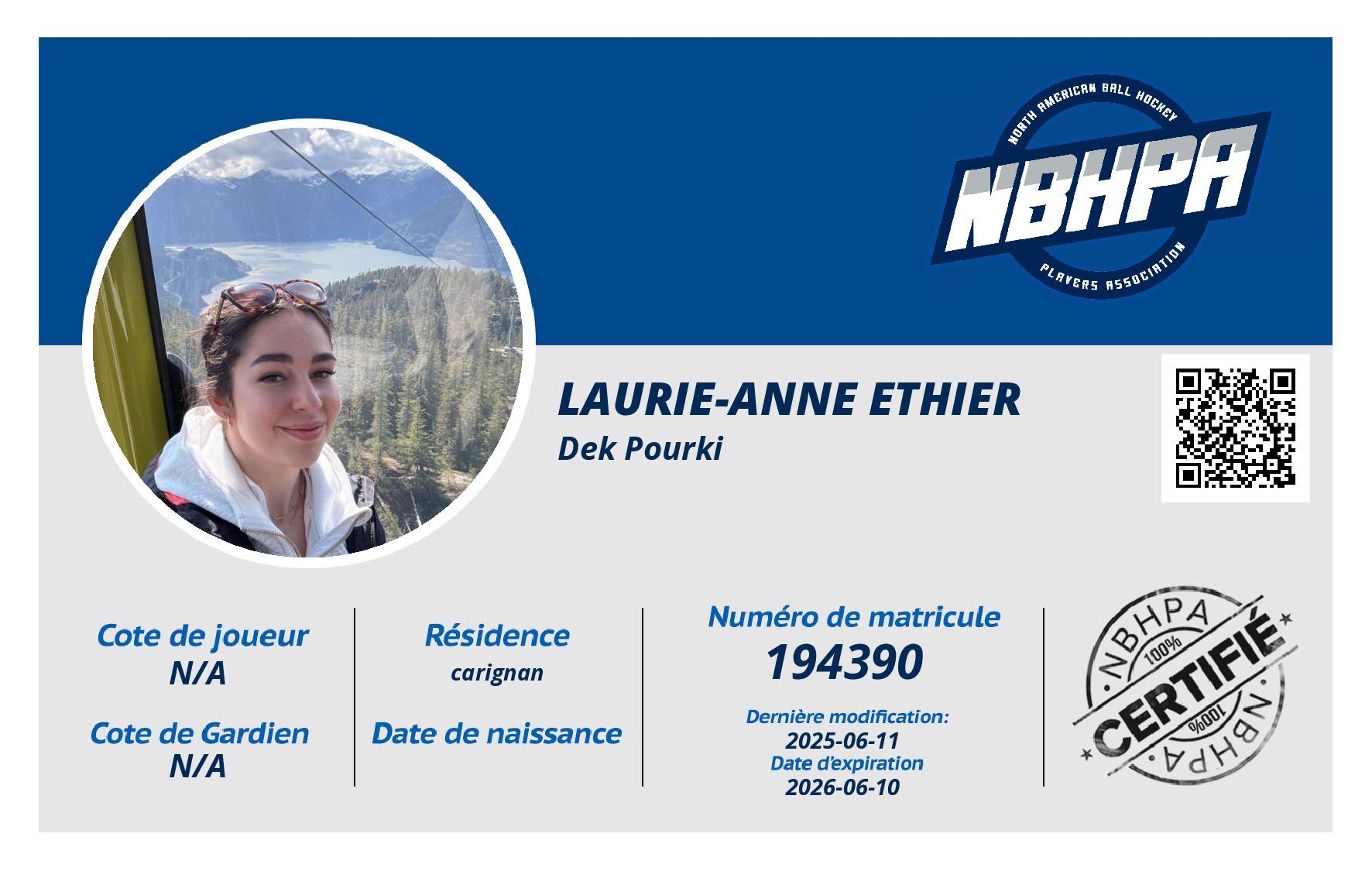 Laurie-anne ethier