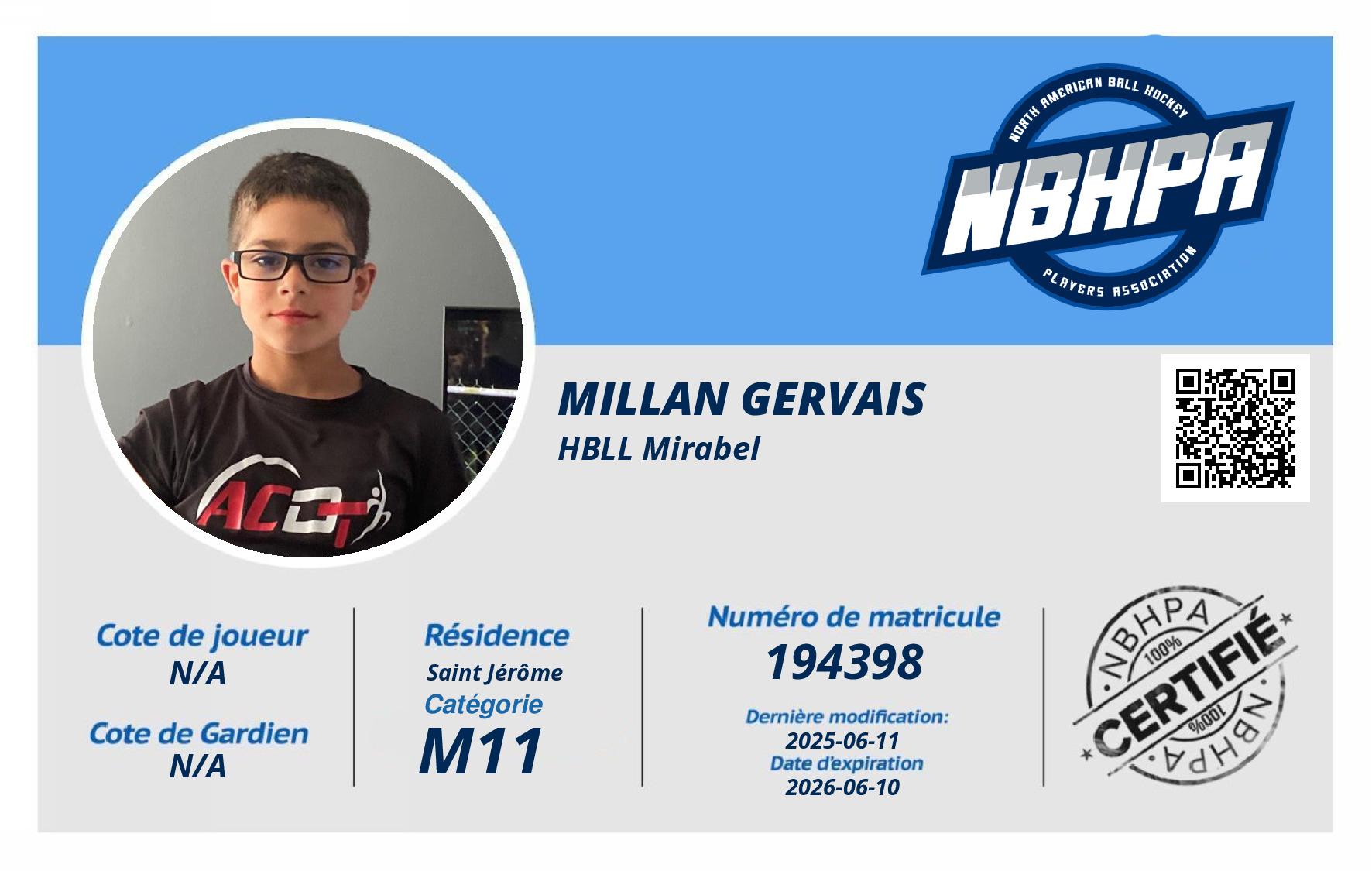 Millan Gervais