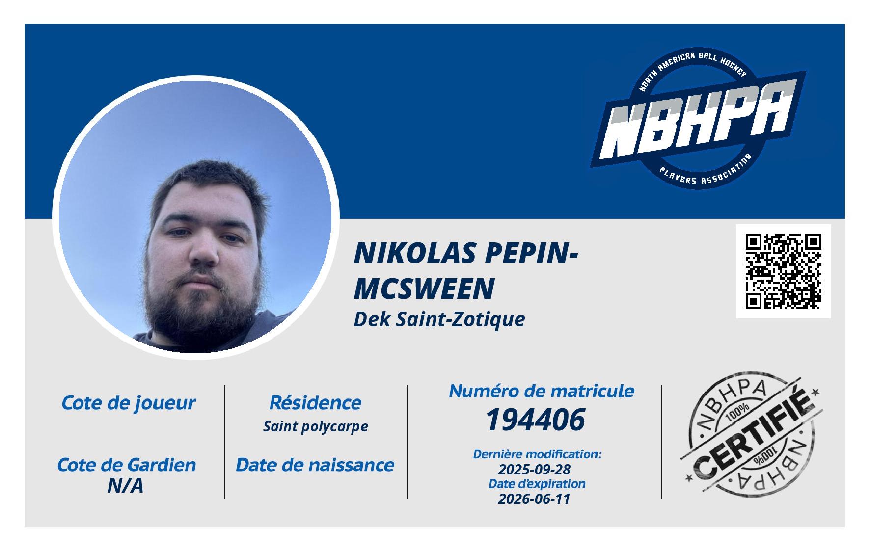 Nikolas Pepin-Mcsween