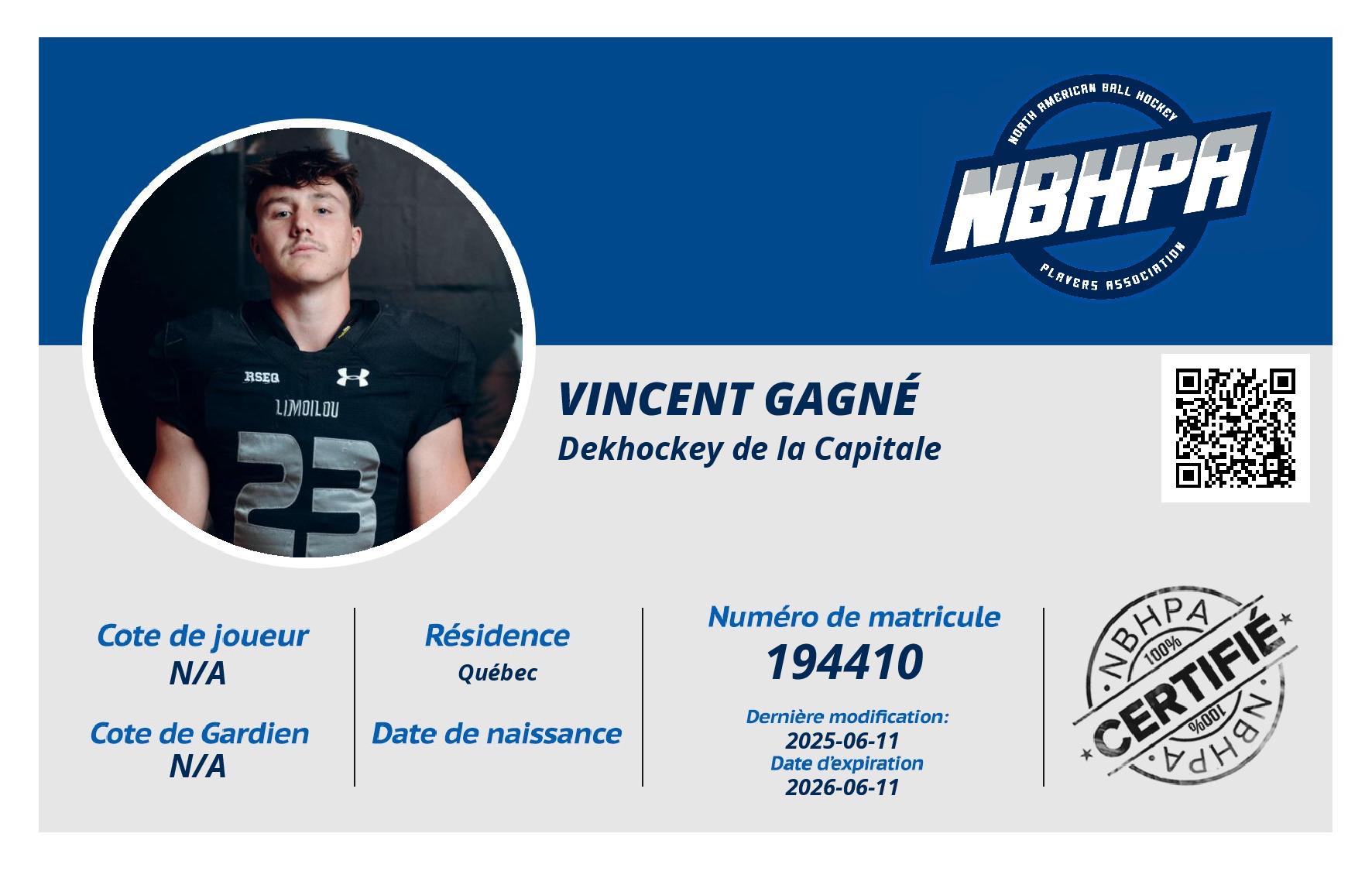 Vincent Gagné